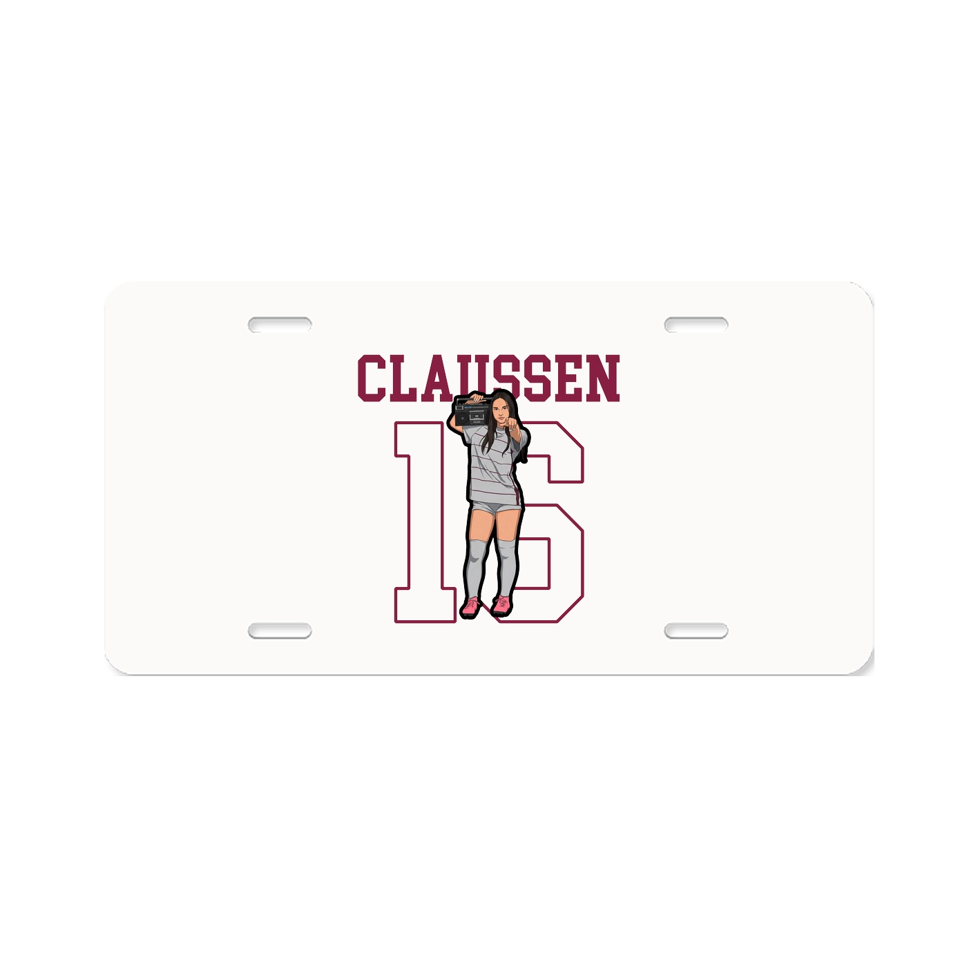 License Plate — Shirsey in Classic