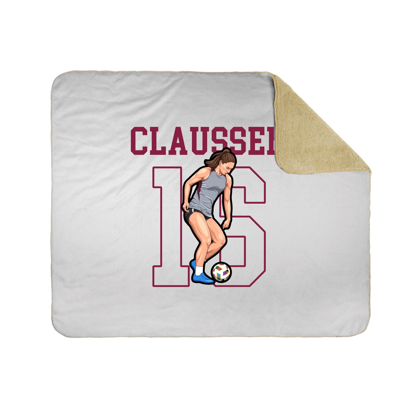 50x60 Sherpa Lined Throw Blanket