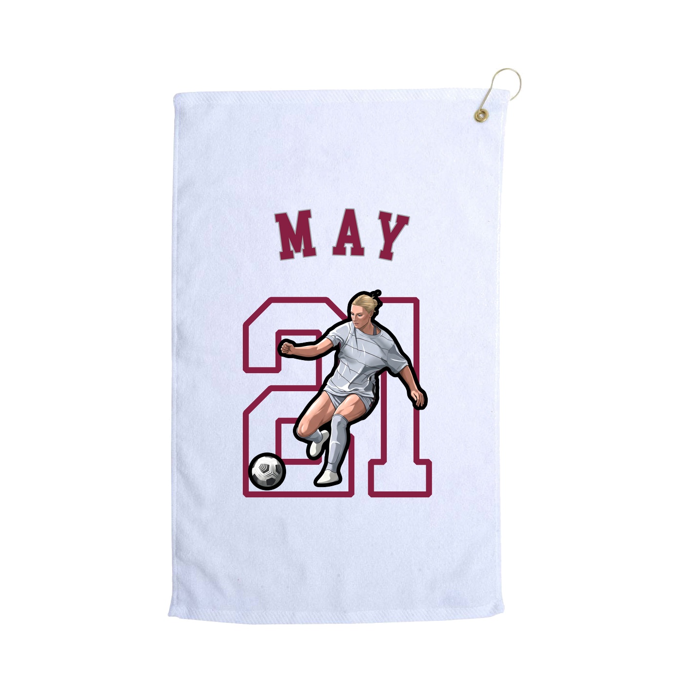 Golf Towel — Shirsey Arch in White