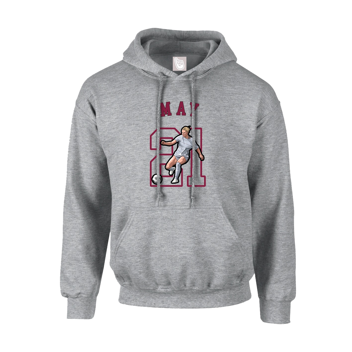 Youth Hoodie — Shirsey Arch in Grey
