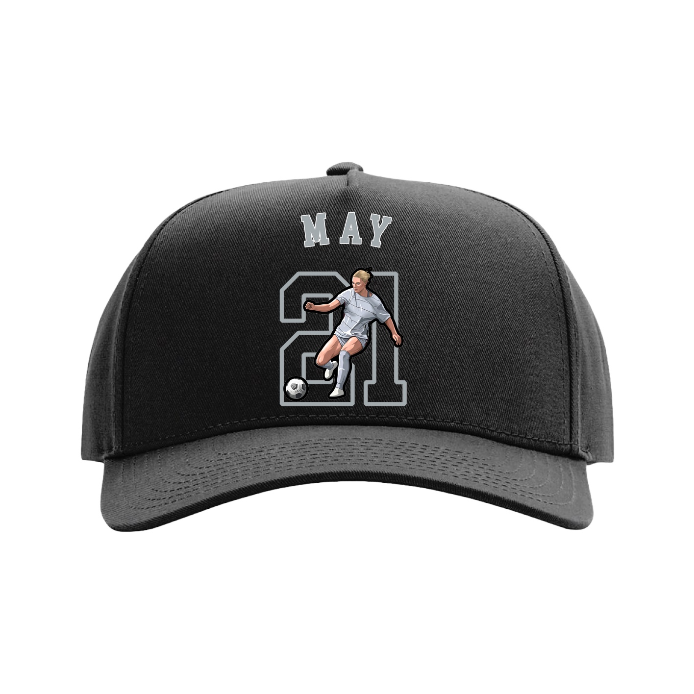 Full Fabric Five-Panel Champ Cap