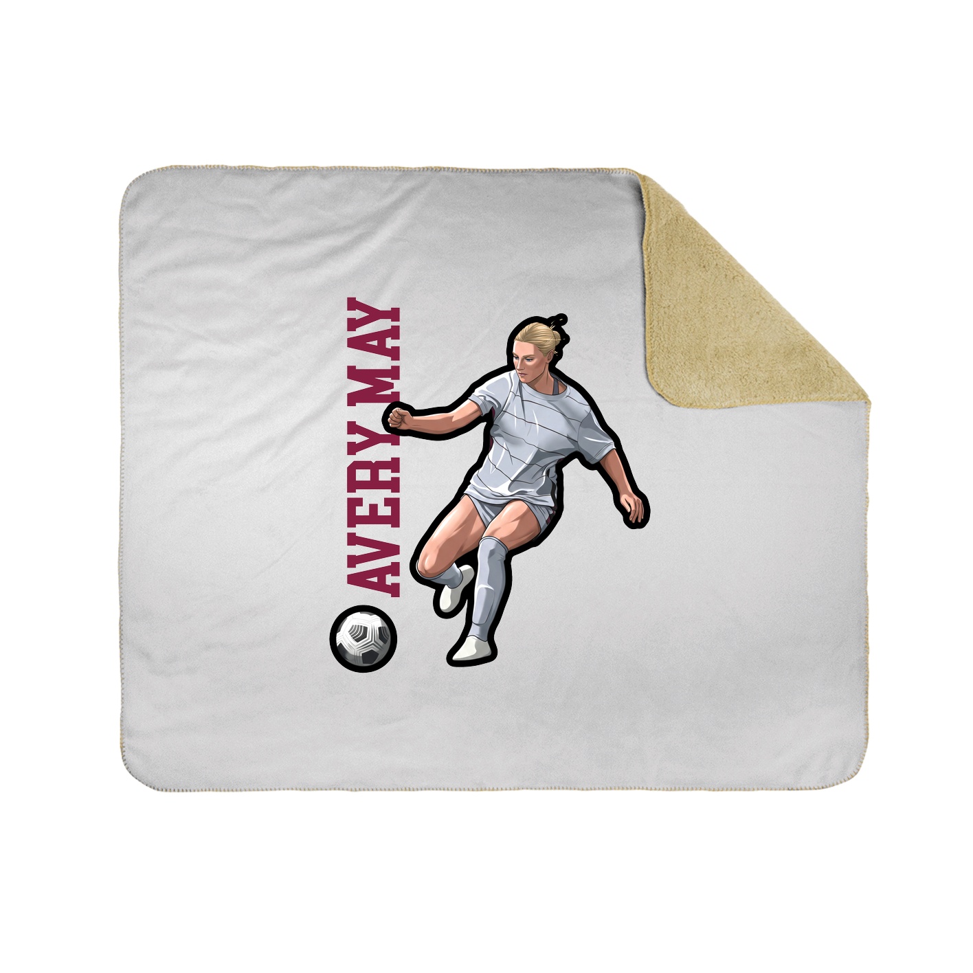 50x60 Sherpa Lined Throw Blanket