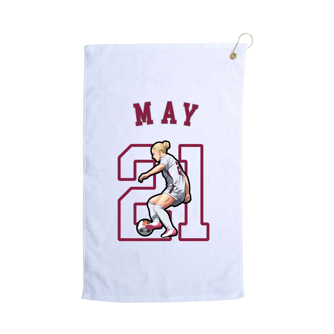 Golf Towel — Shirsey Arch in White