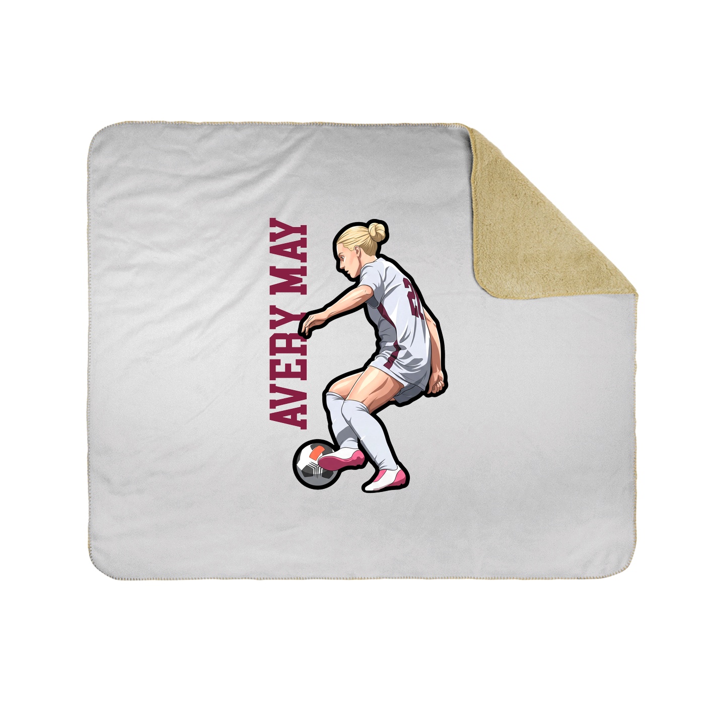50x60 Sherpa Lined Throw Blanket