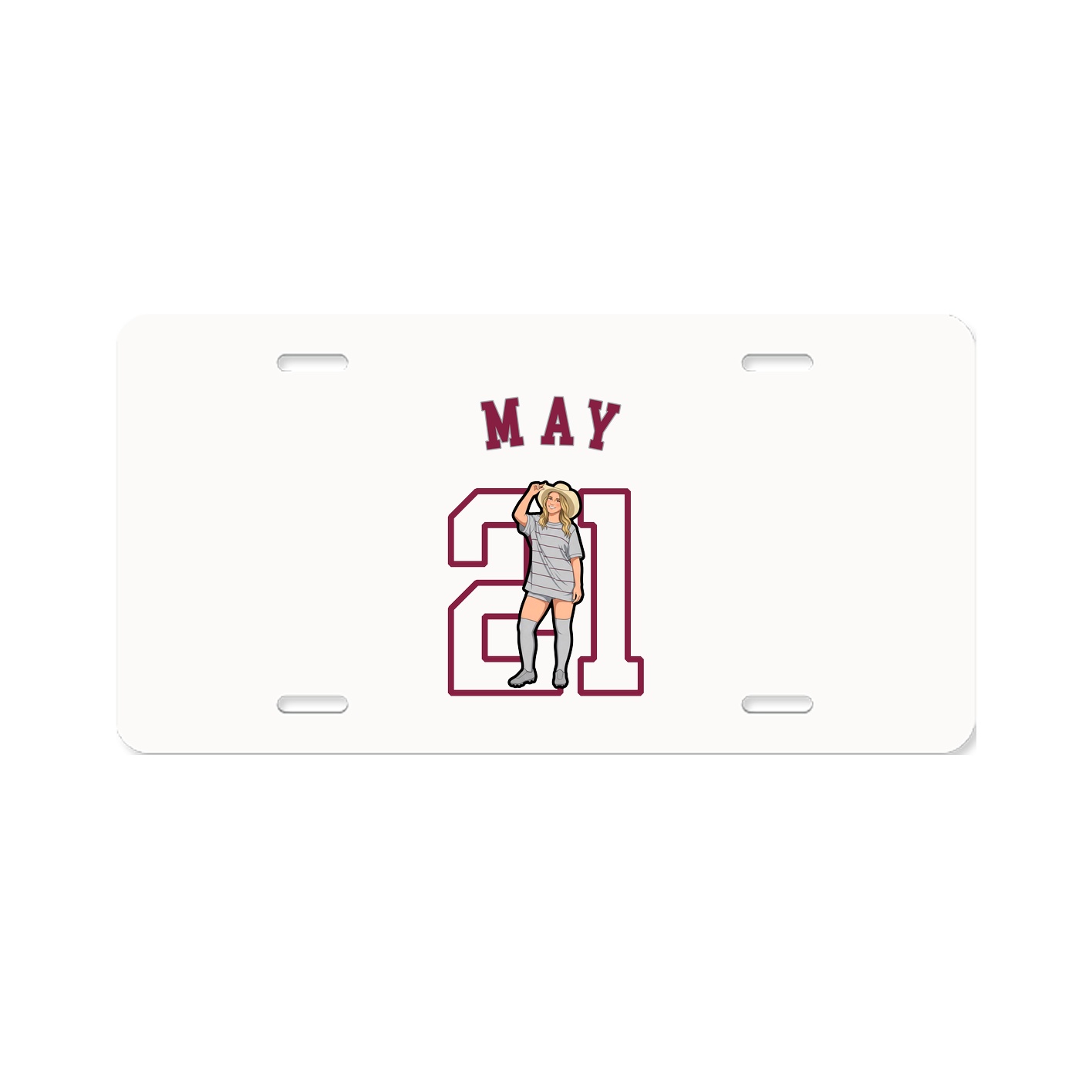 License Plate — Shirsey Arch in Classic