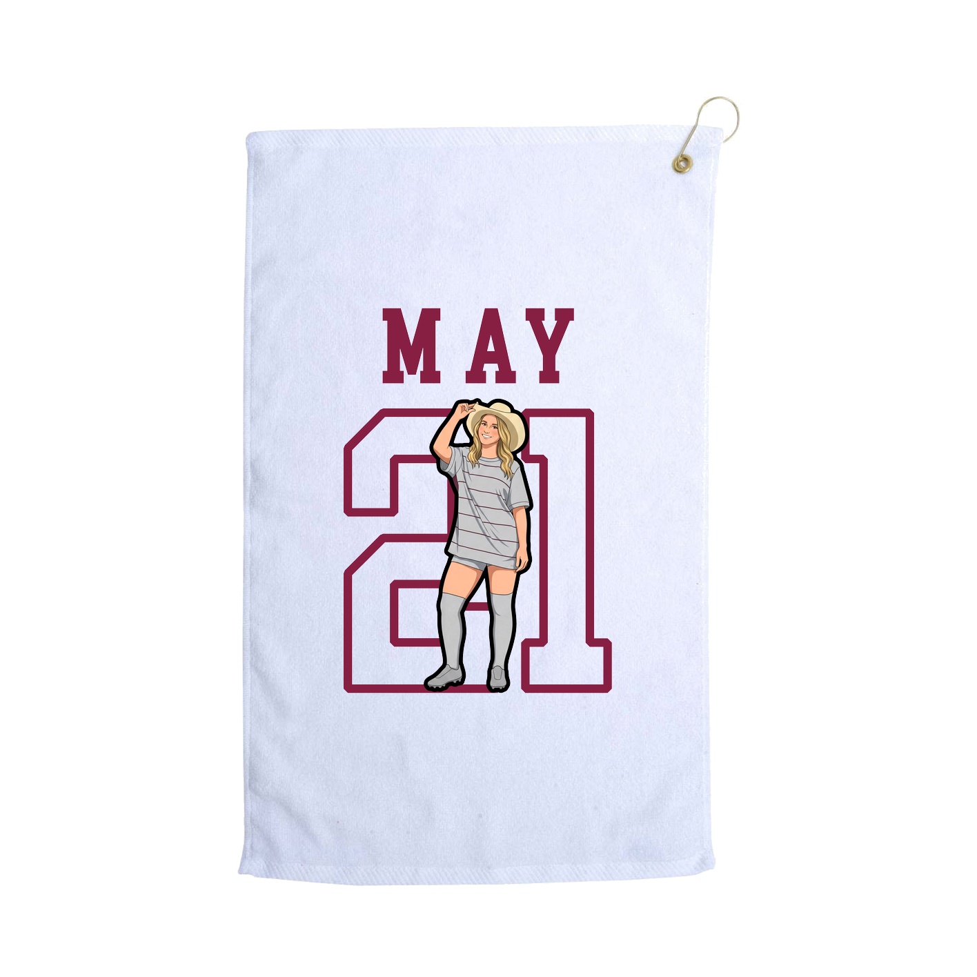 Golf Towel — Shirsey in White