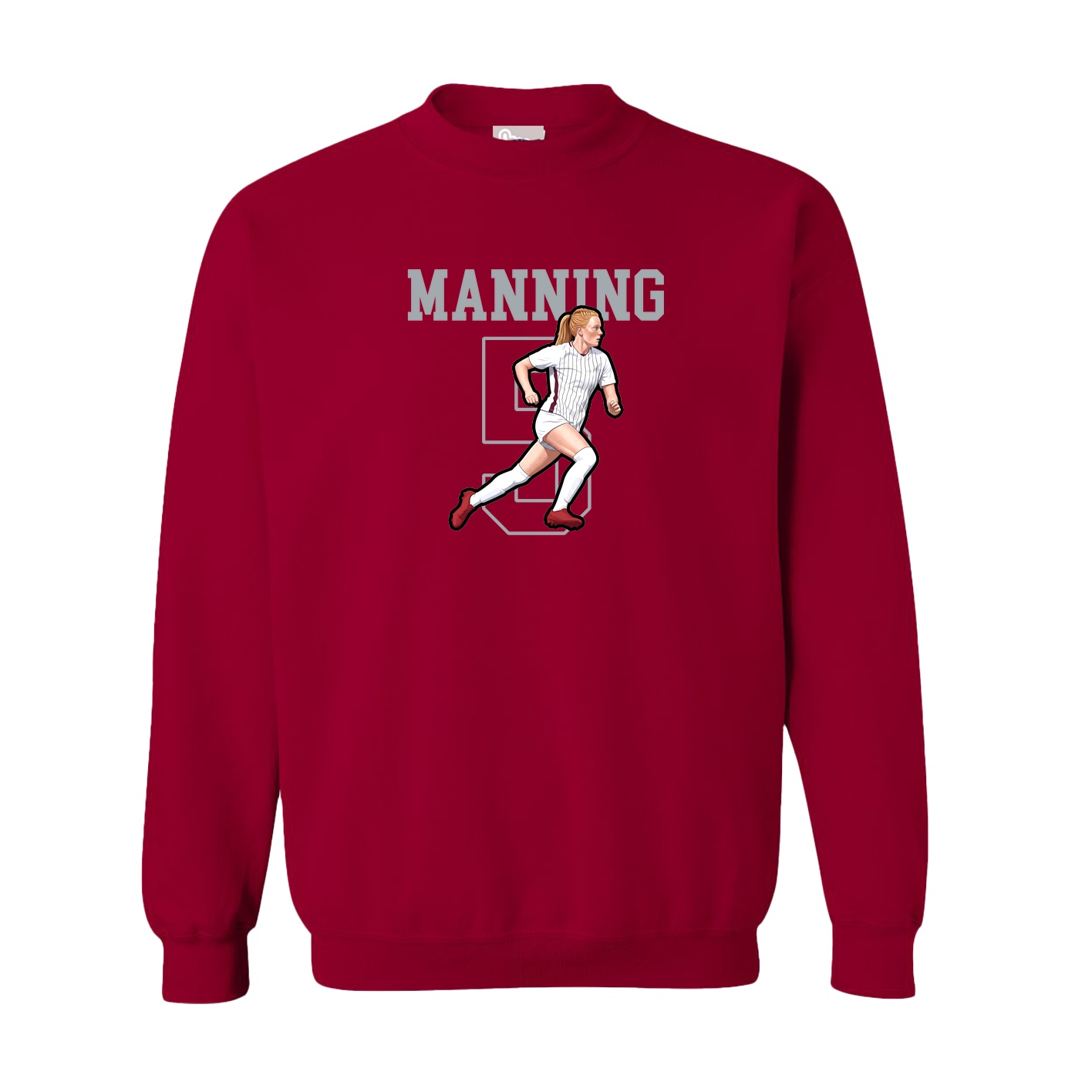 Fleece Crew — Shirsey in Cardinal