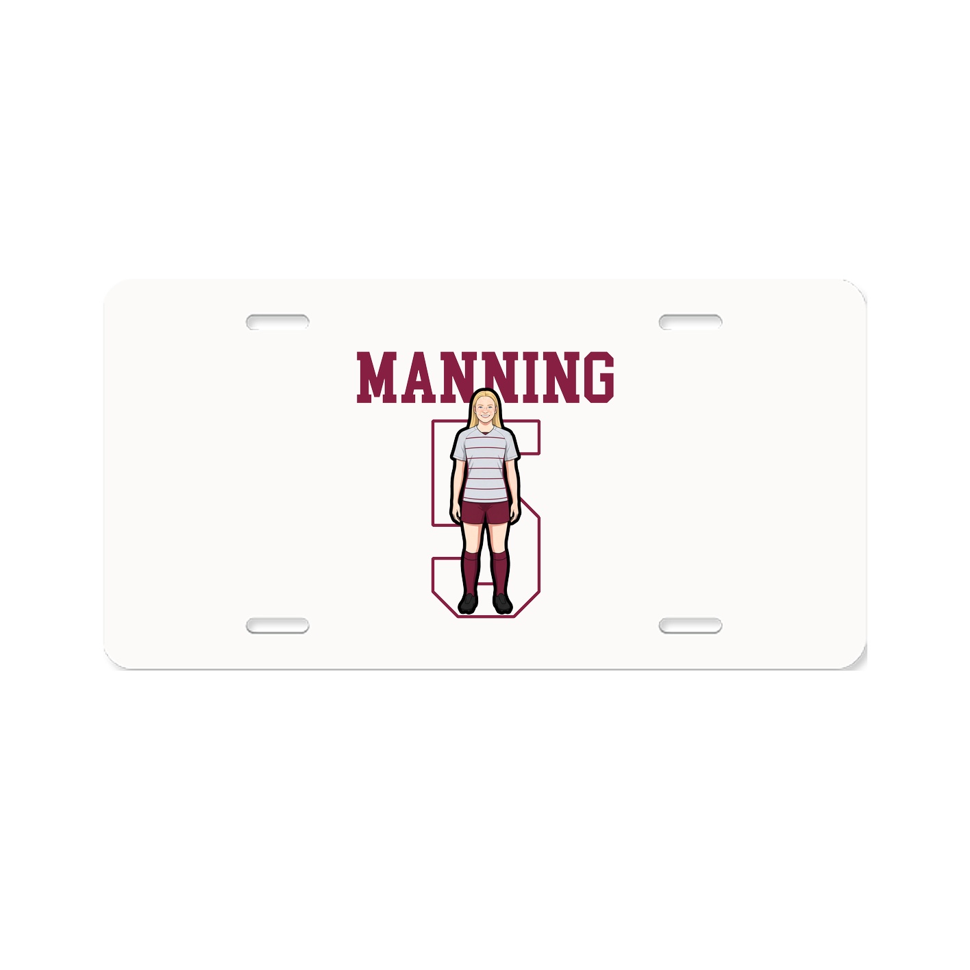 License Plate — Shirsey in Classic