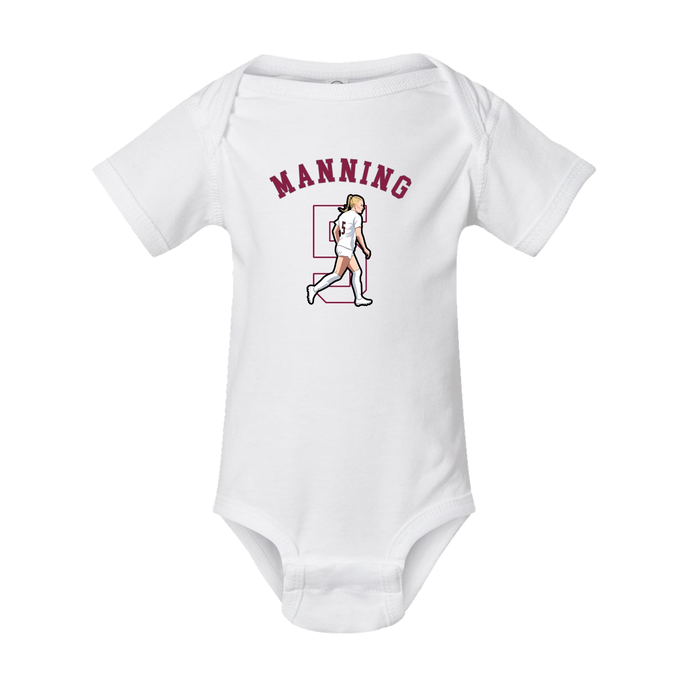 Baby Onesie — Shirsey Arch in White