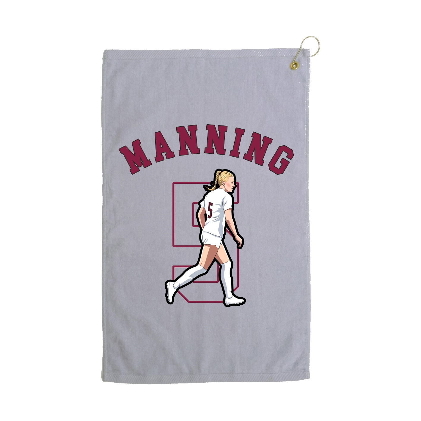 Golf Towel — Shirsey Arch in Grey