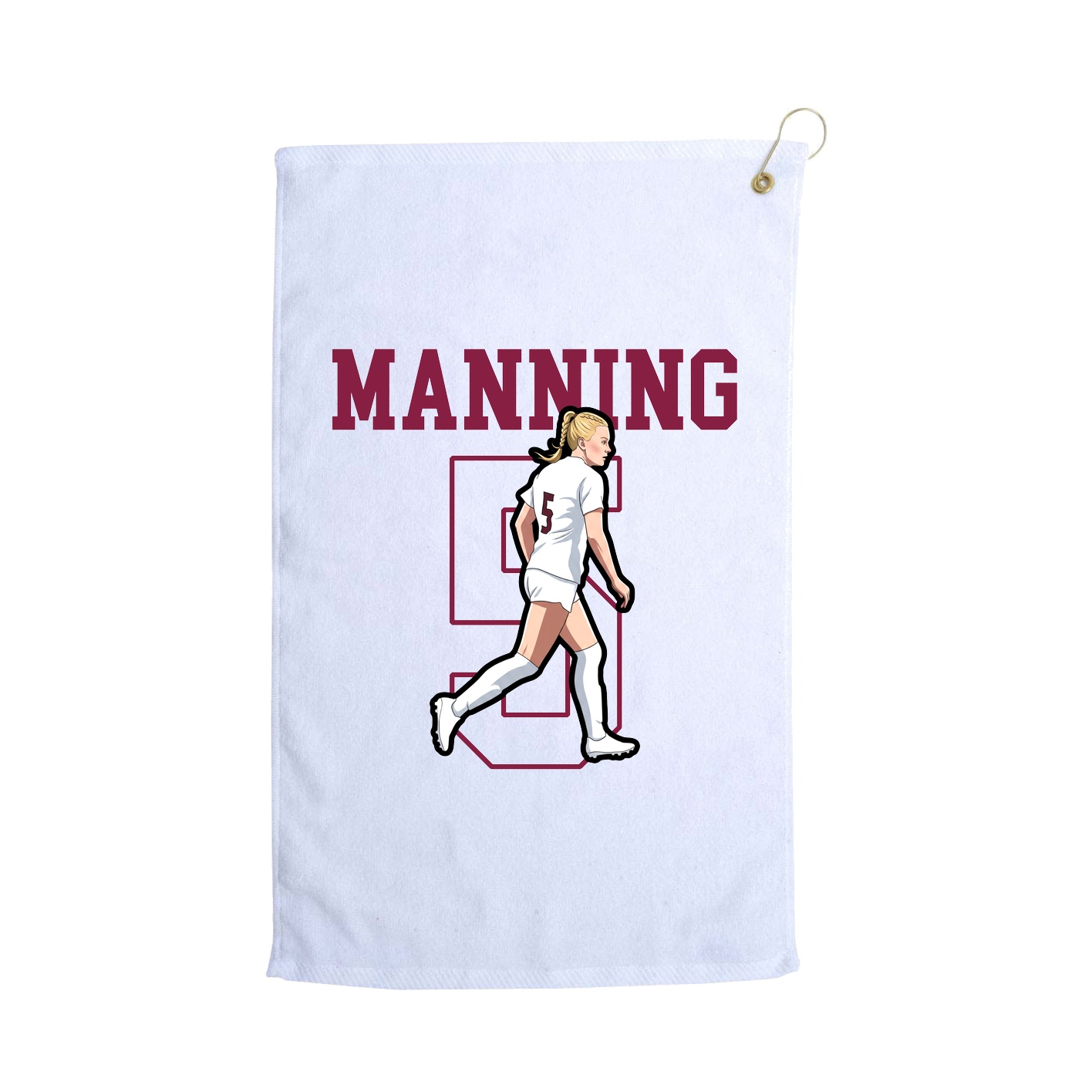 Golf Towel — Shirsey in White