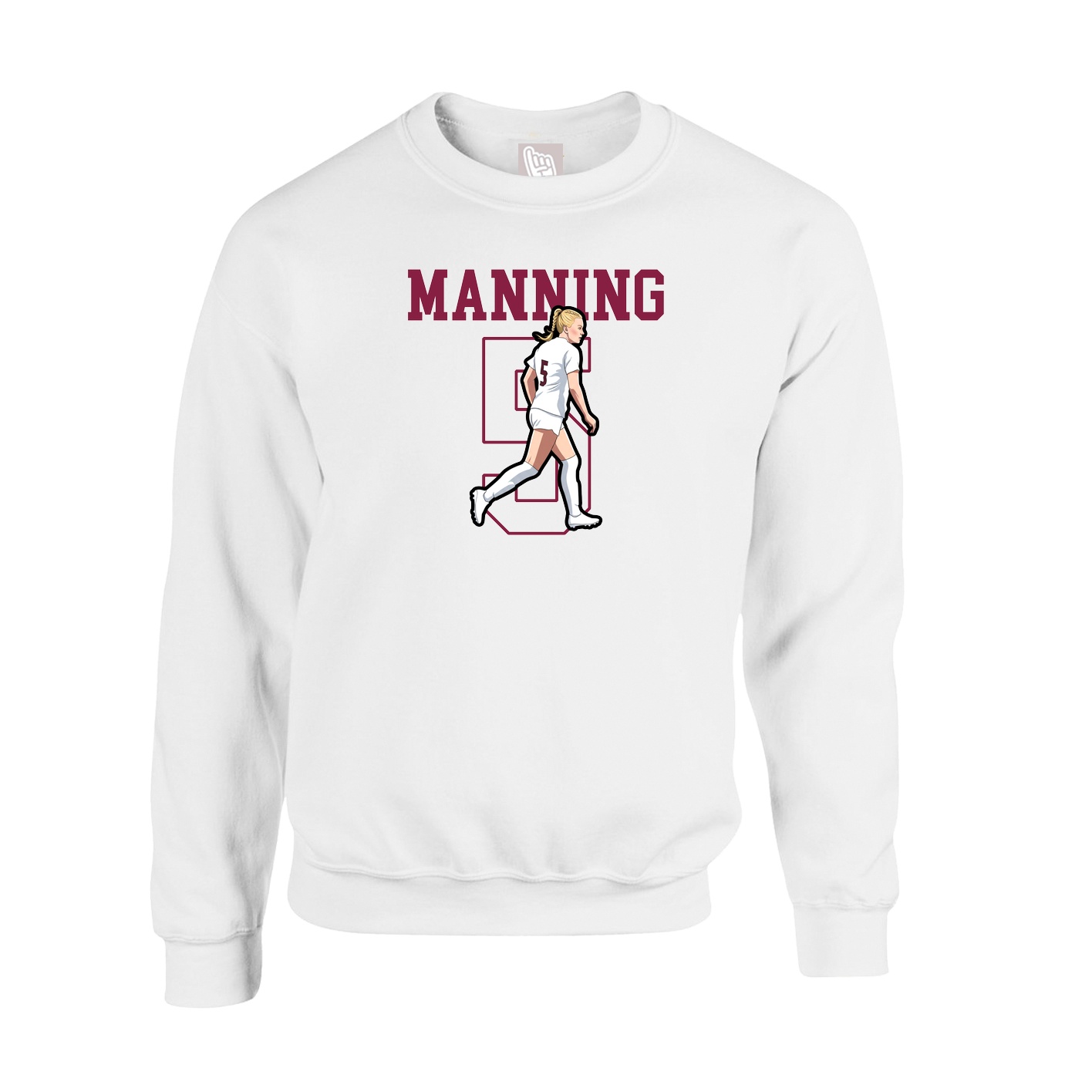 Fleece Crew — Shirsey in White