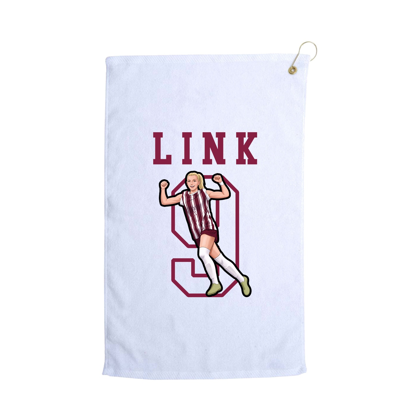 Golf Towel — Shirsey in White