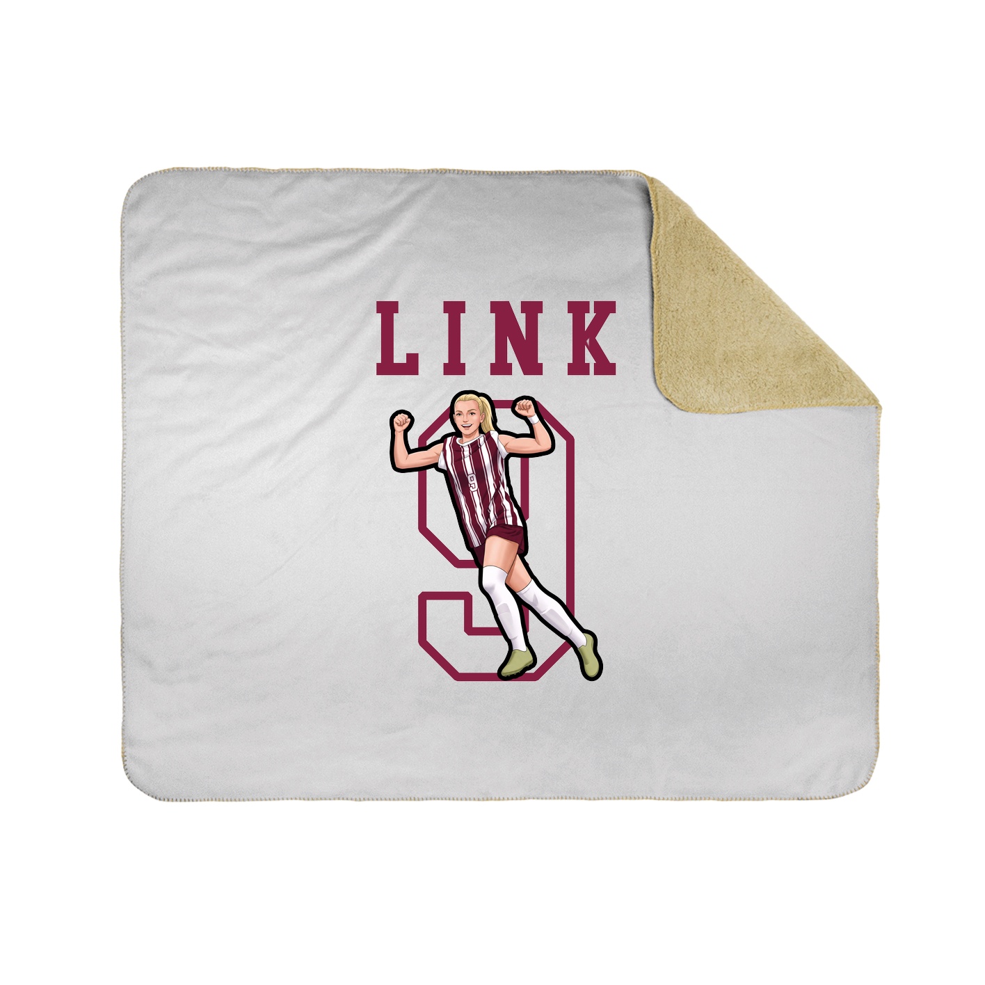 Throw Blanket — Shirsey in White