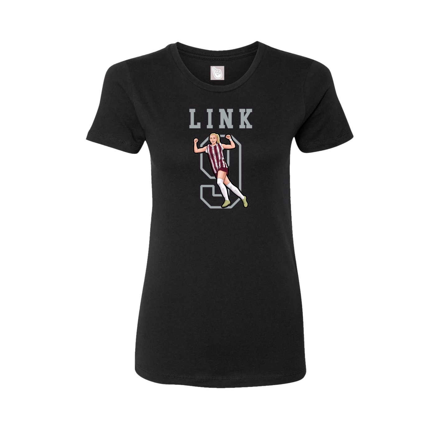 Fitted Women's Tee — Shirsey in Black