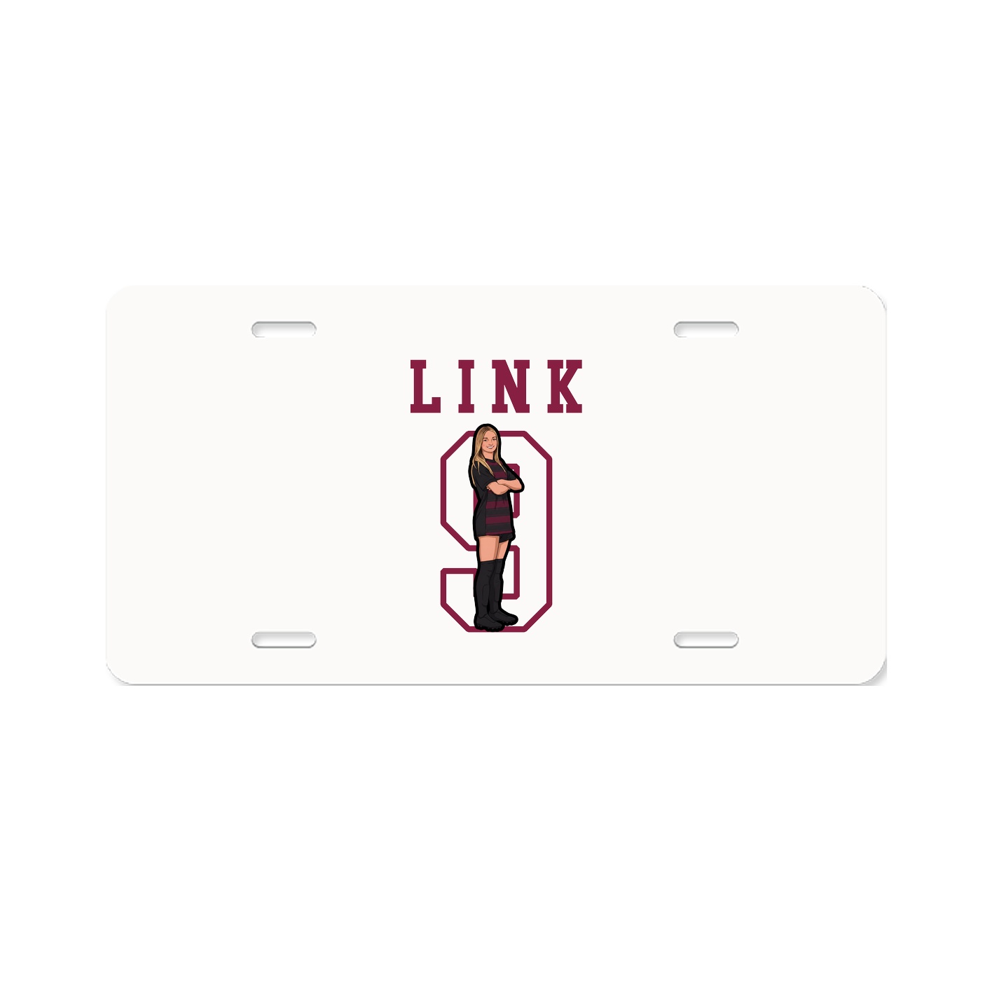 License Plate — Shirsey in Classic