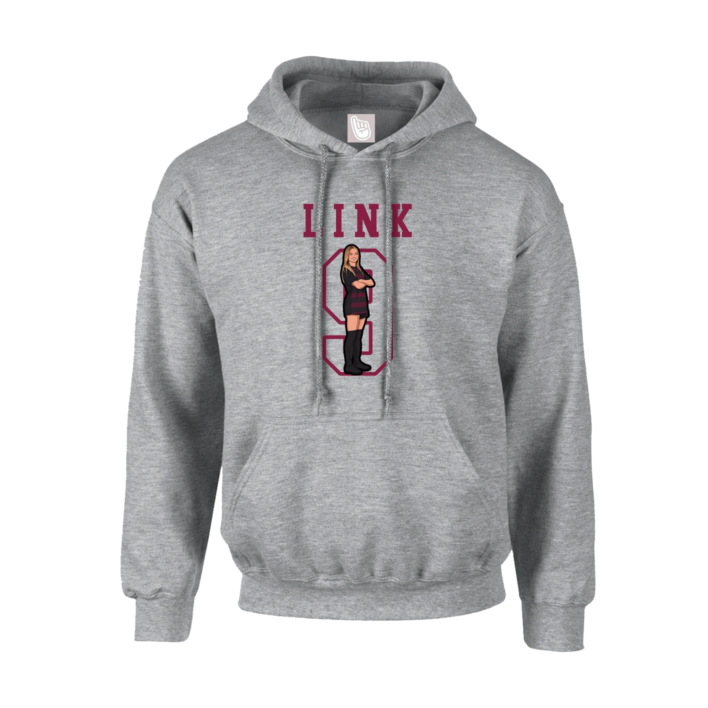 Youth Hoodie — Shirsey in Grey