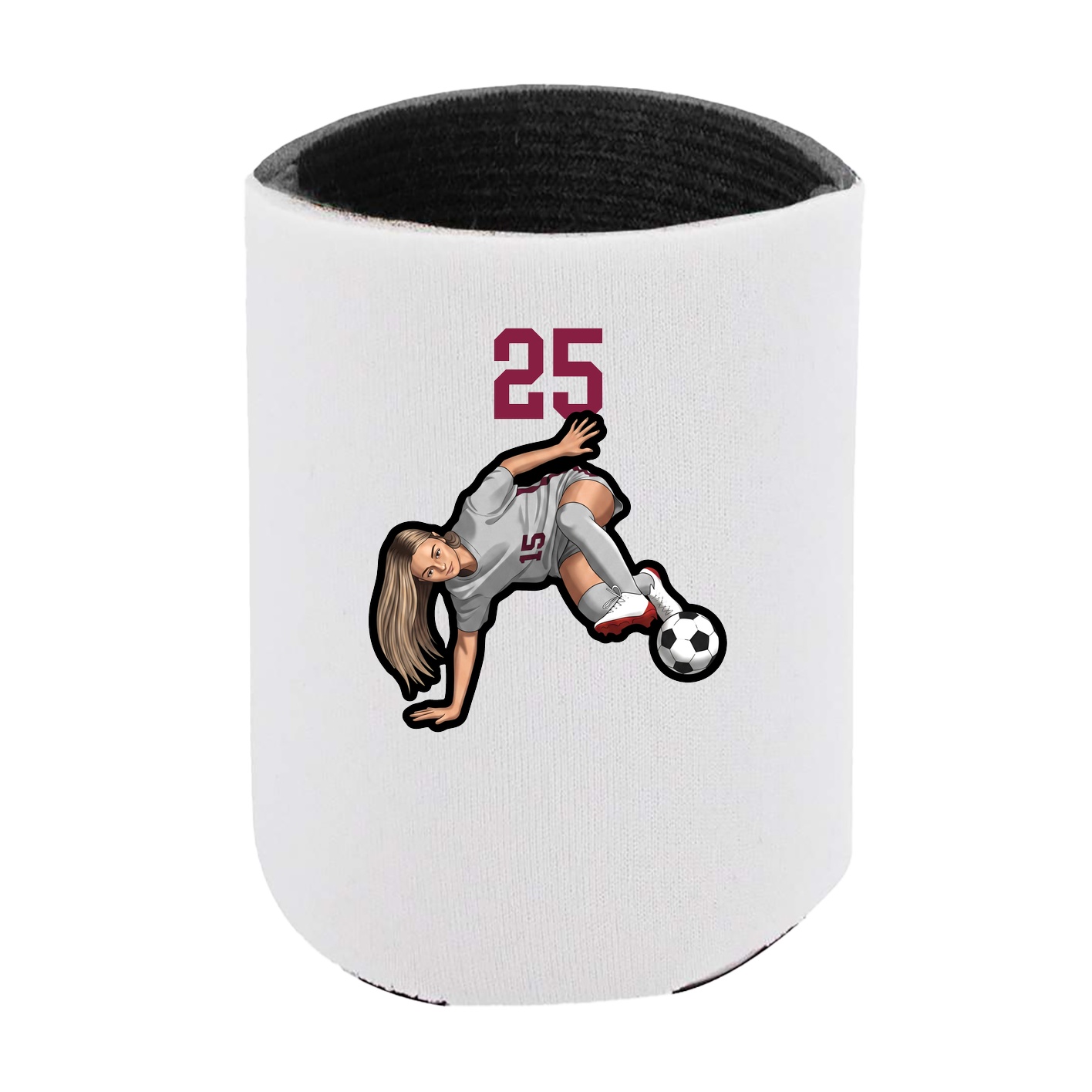 Can Holder — Number Top in White