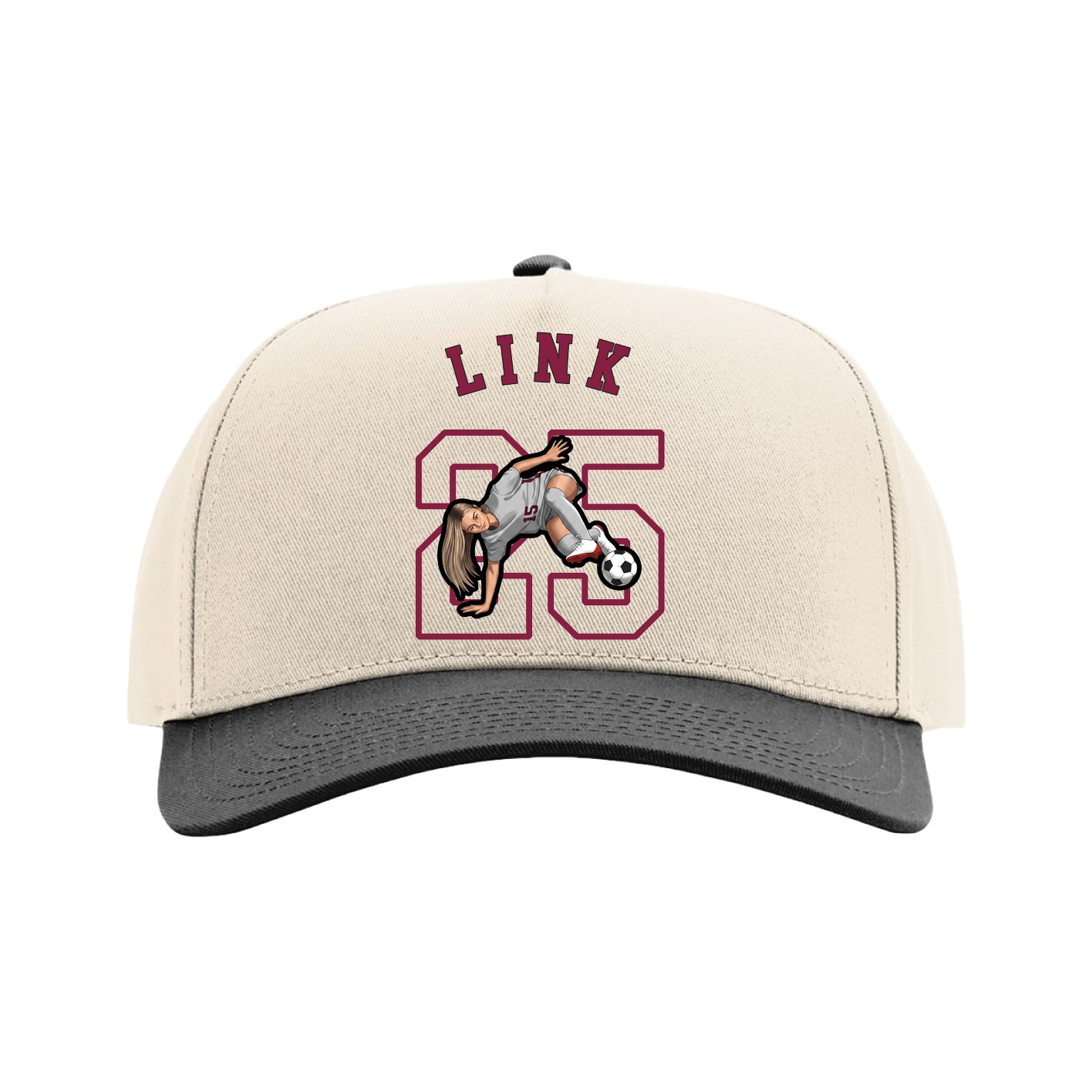 Full Fabric Five-Panel Champ Cap
