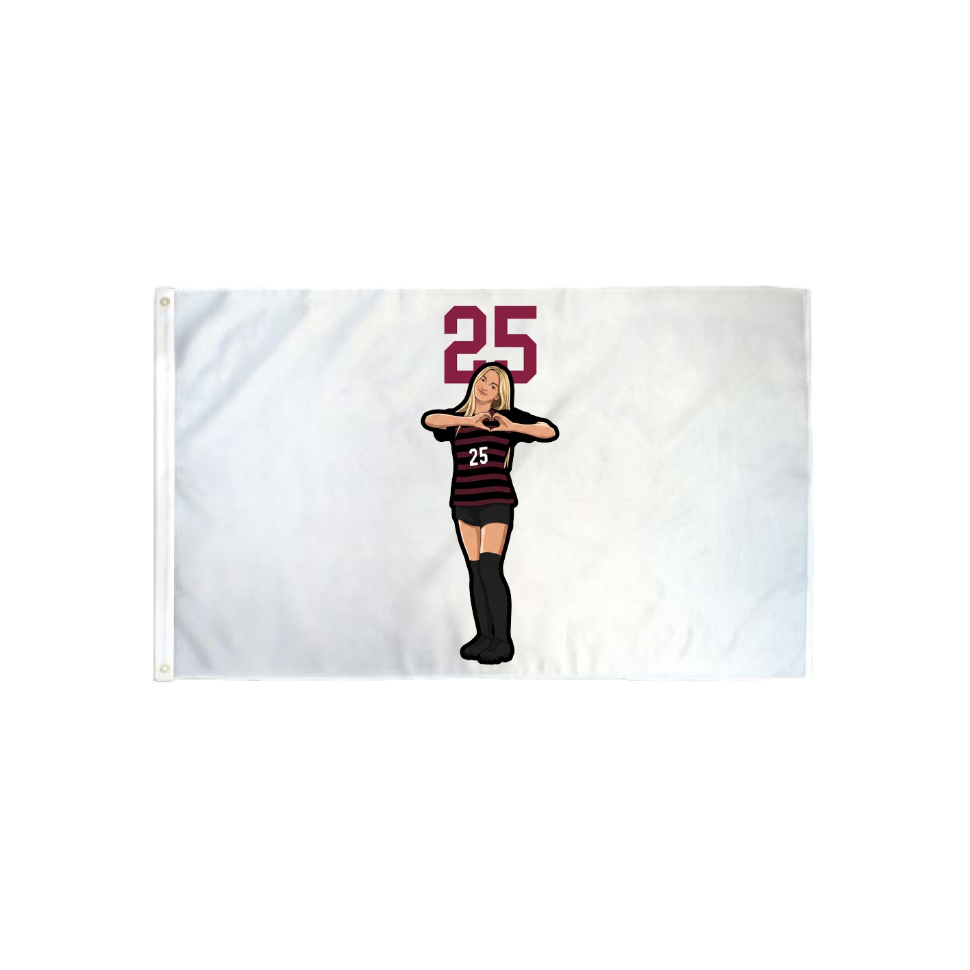 3x5 Flag — Number Top in Classic