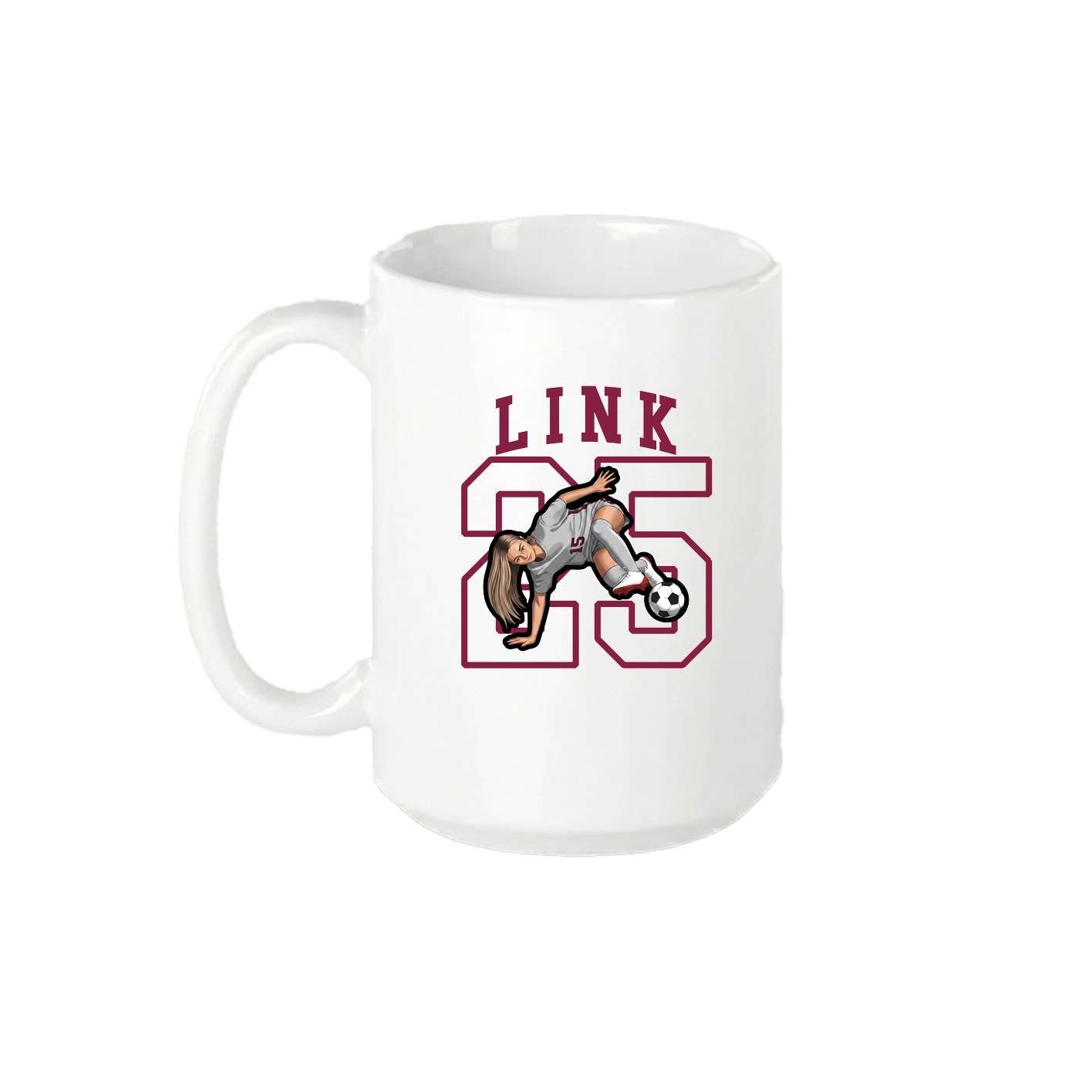 15oz Coffee Mug — Shirsey in White