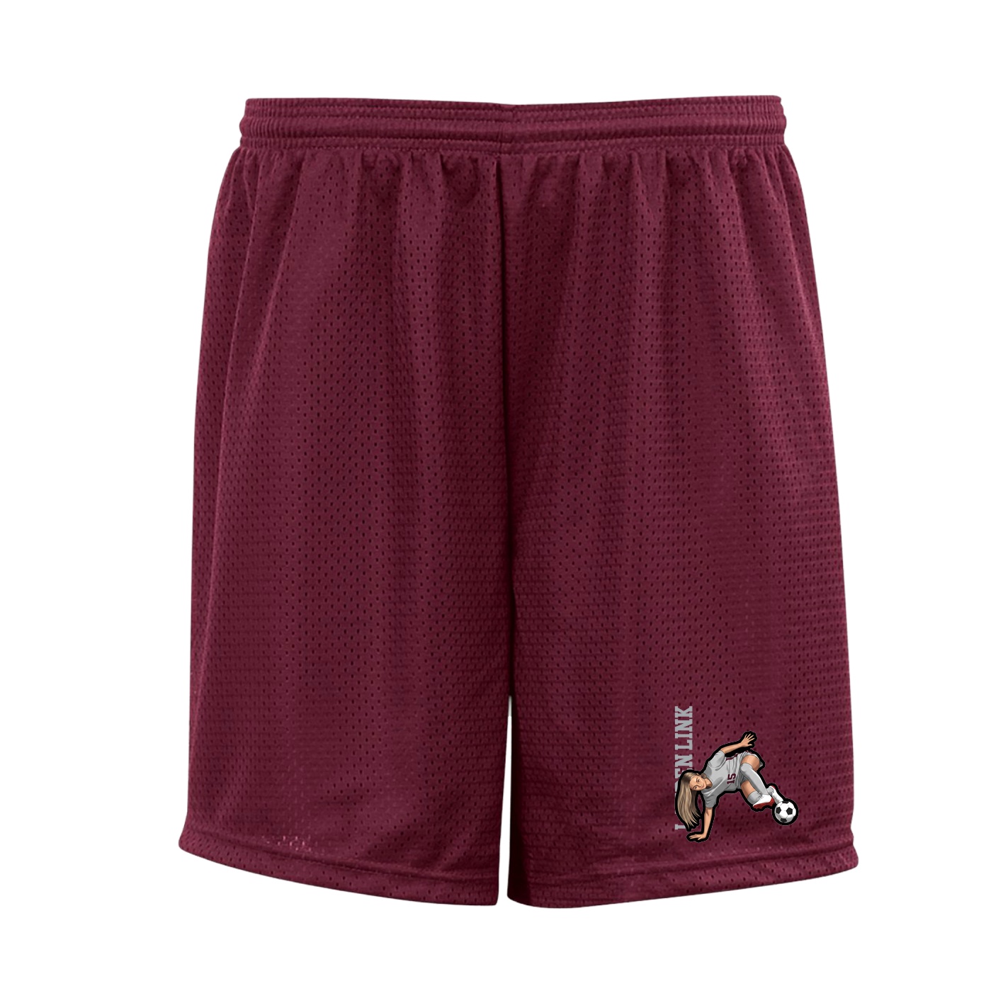 Shorts — Name Vertical in Cardinal