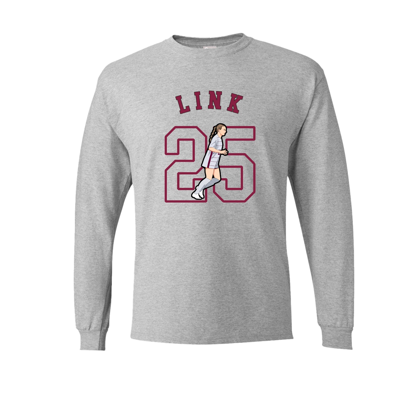 Long Sleeve Tee — Shirsey Arch in Grey