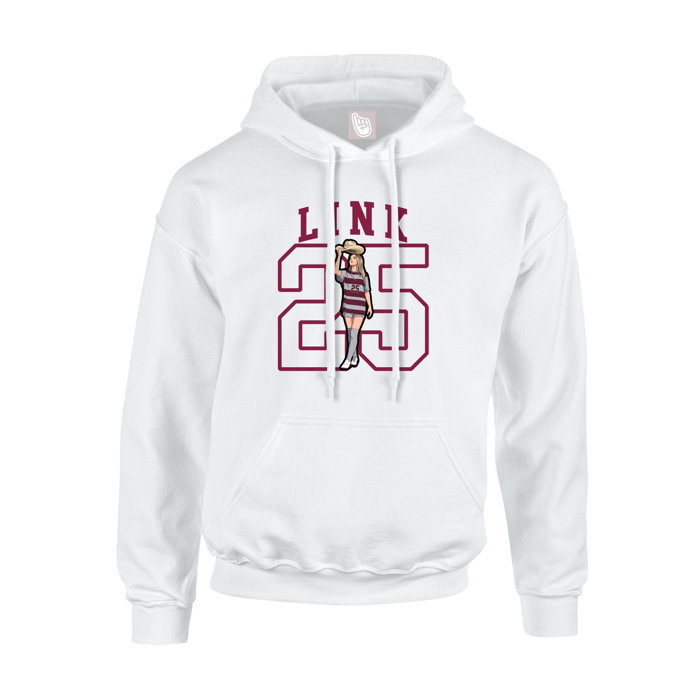 Youth Hoodie — Shirsey in White