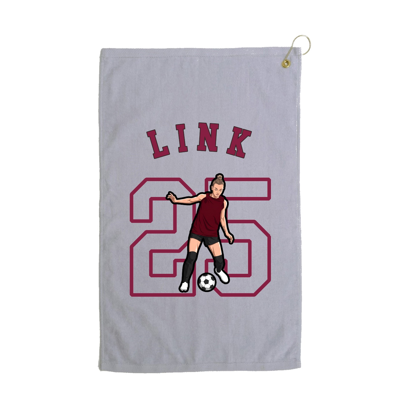 Golf Towel — Shirsey Arch in Grey