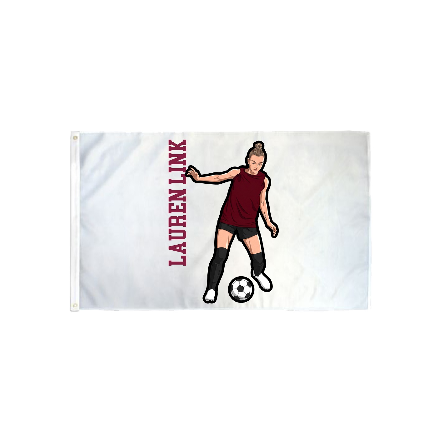 3x5 Flag — Name Vertical in Classic