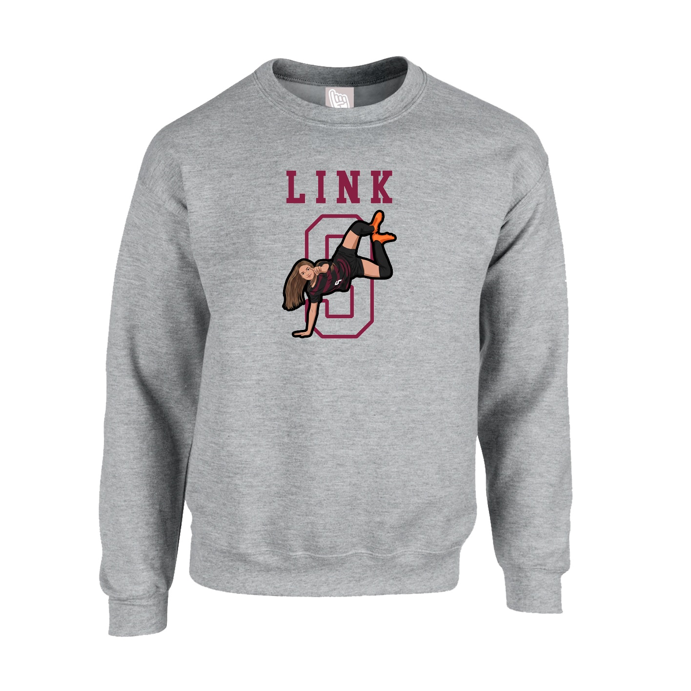 Fleece Crew — Shirsey in Grey