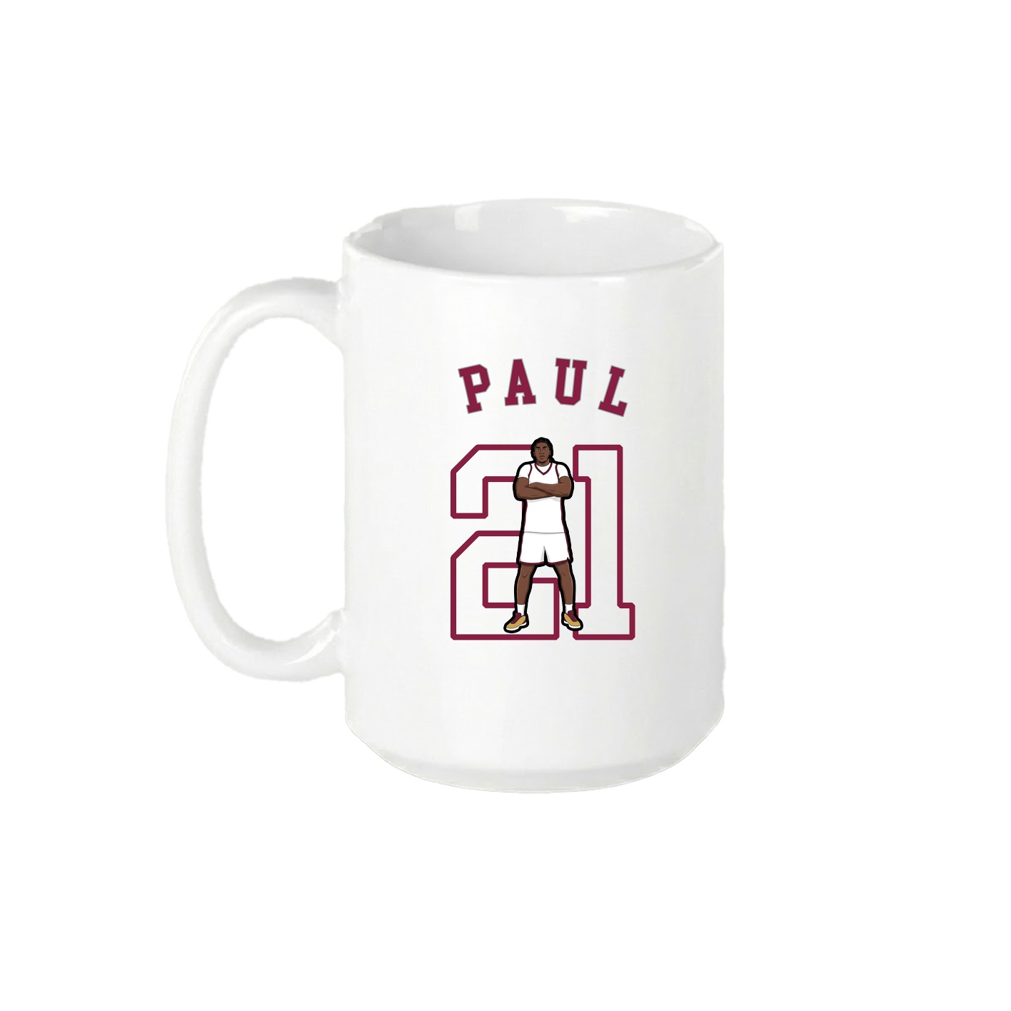 15oz Coffee Mug — Shirsey Arch in White