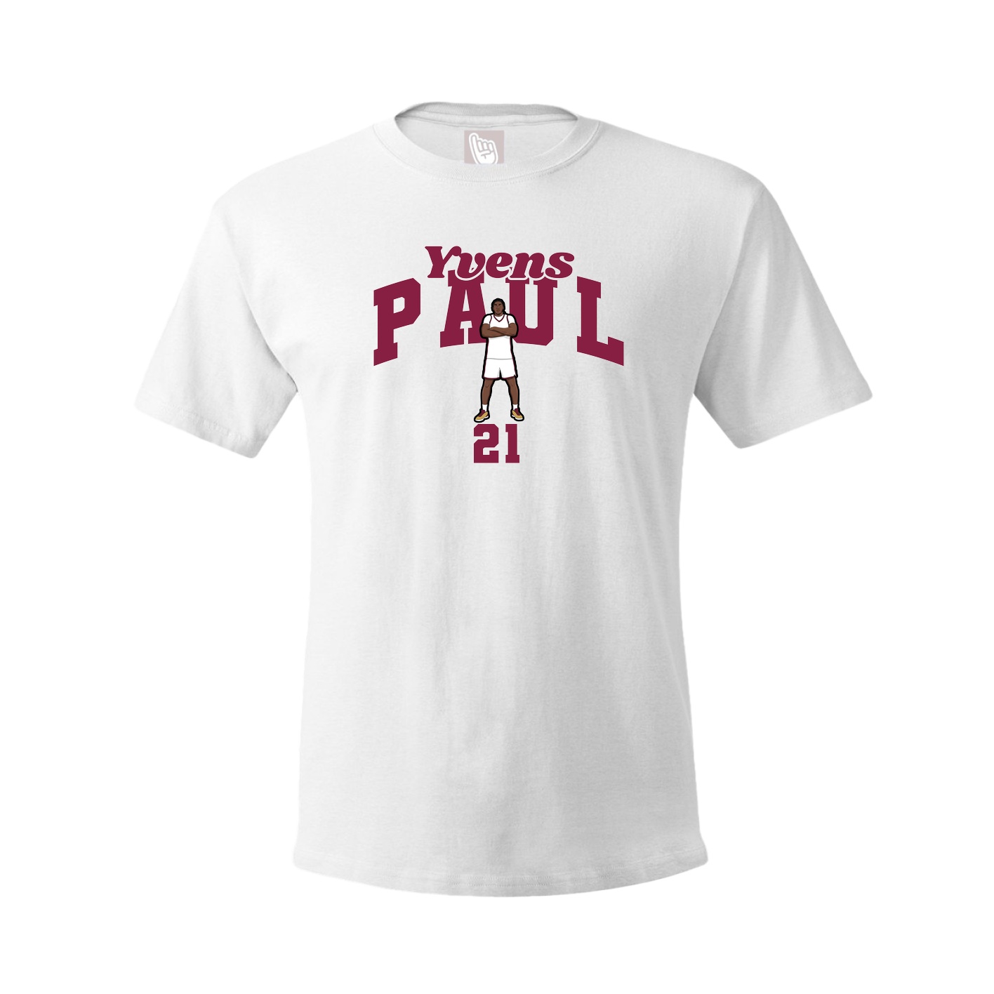 Youth Tee — Signature Arch in White