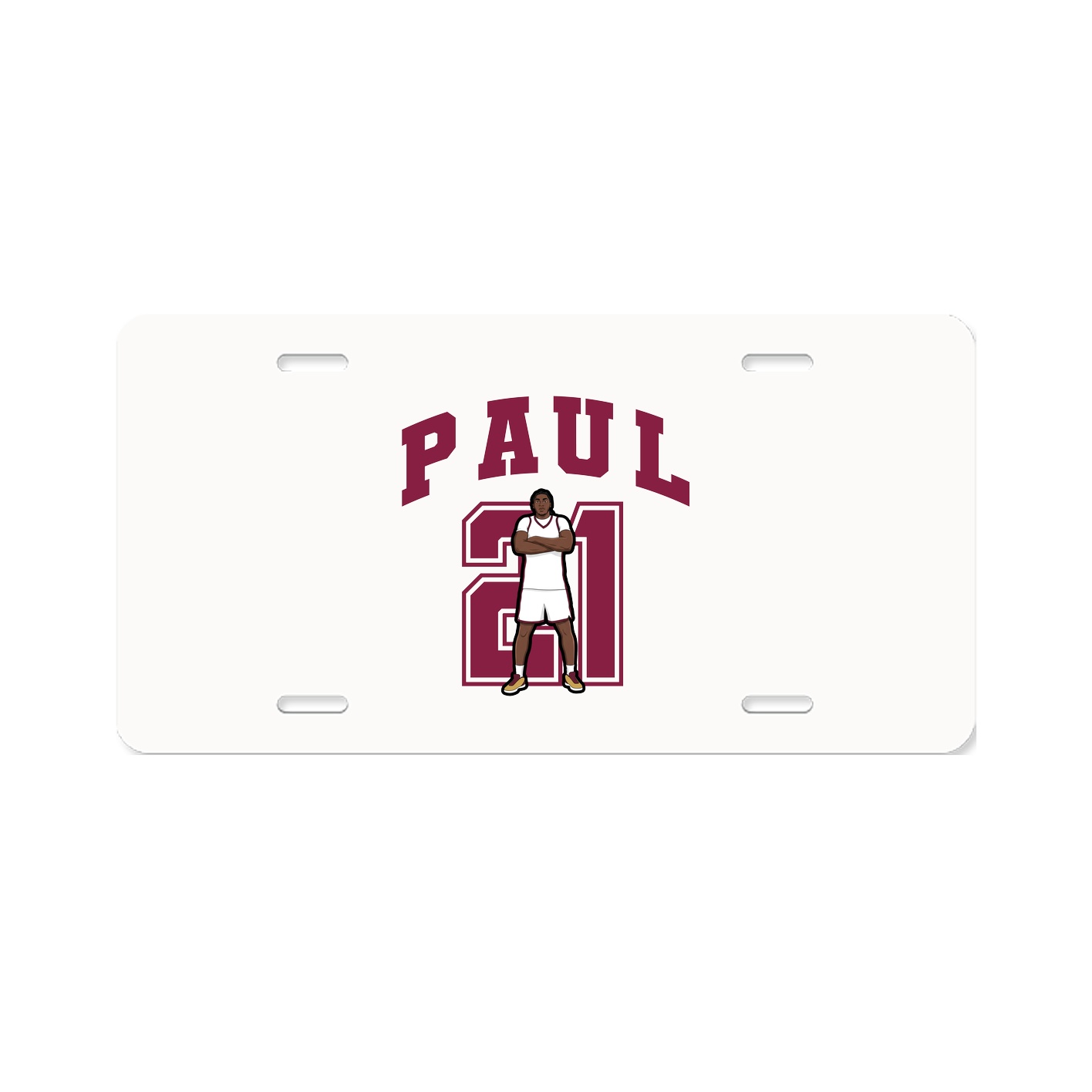 License Plate — Number in Classic