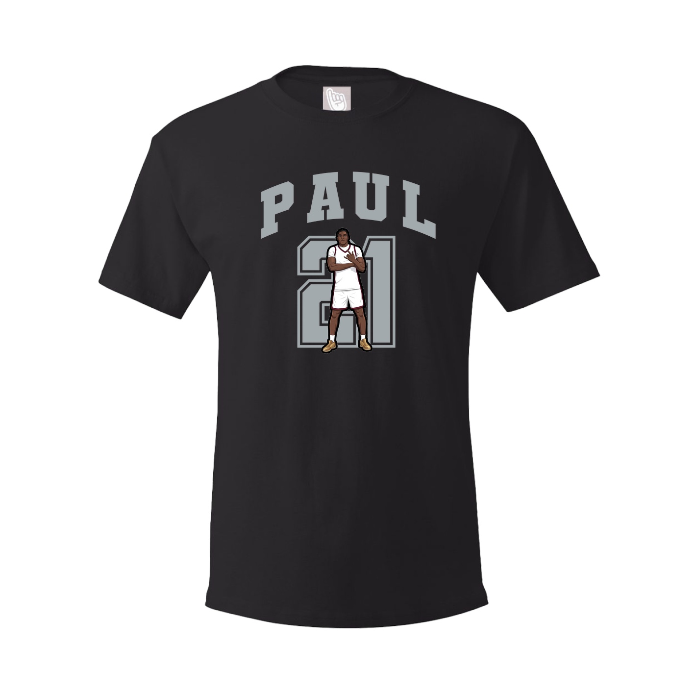 Youth Tee — Number in Black