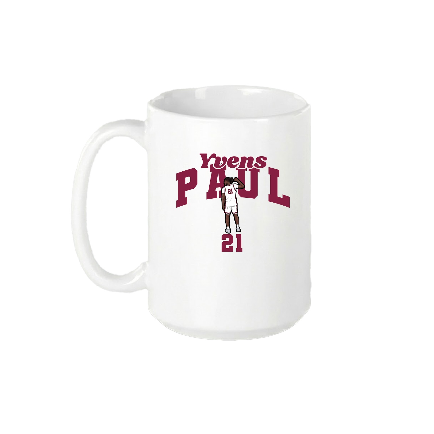 15oz Coffee Mug — Signature Arch in White