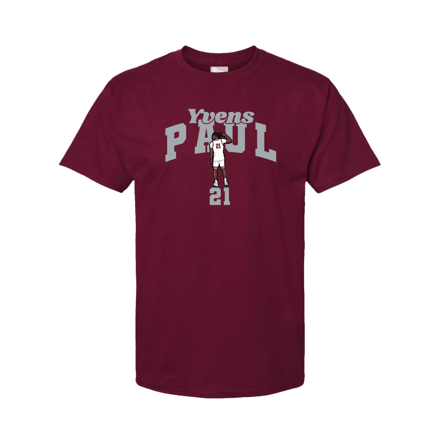 Youth Tee — Signature Arch in Cardinal