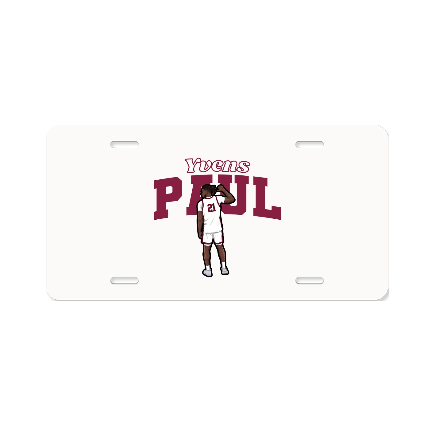 License Plate — Name Arch in Classic