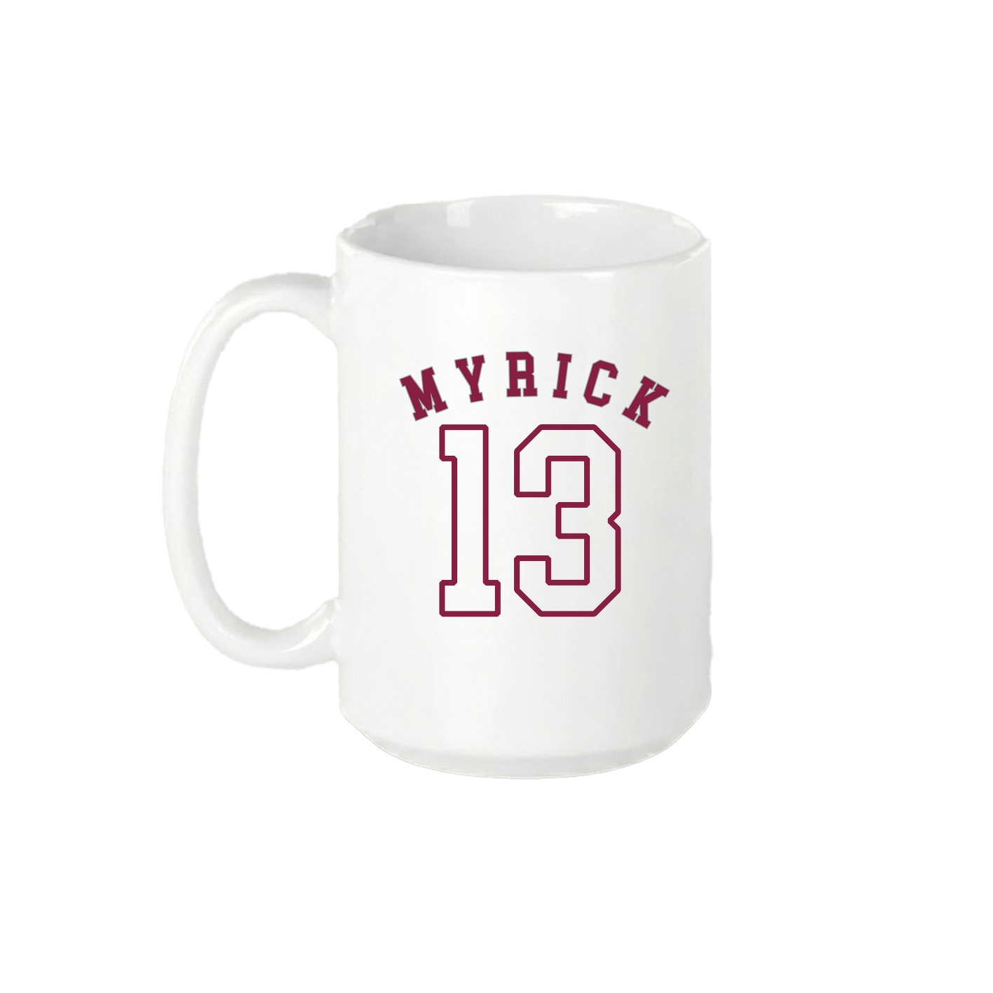 15oz Coffee Mug — Shirsey Arch in White