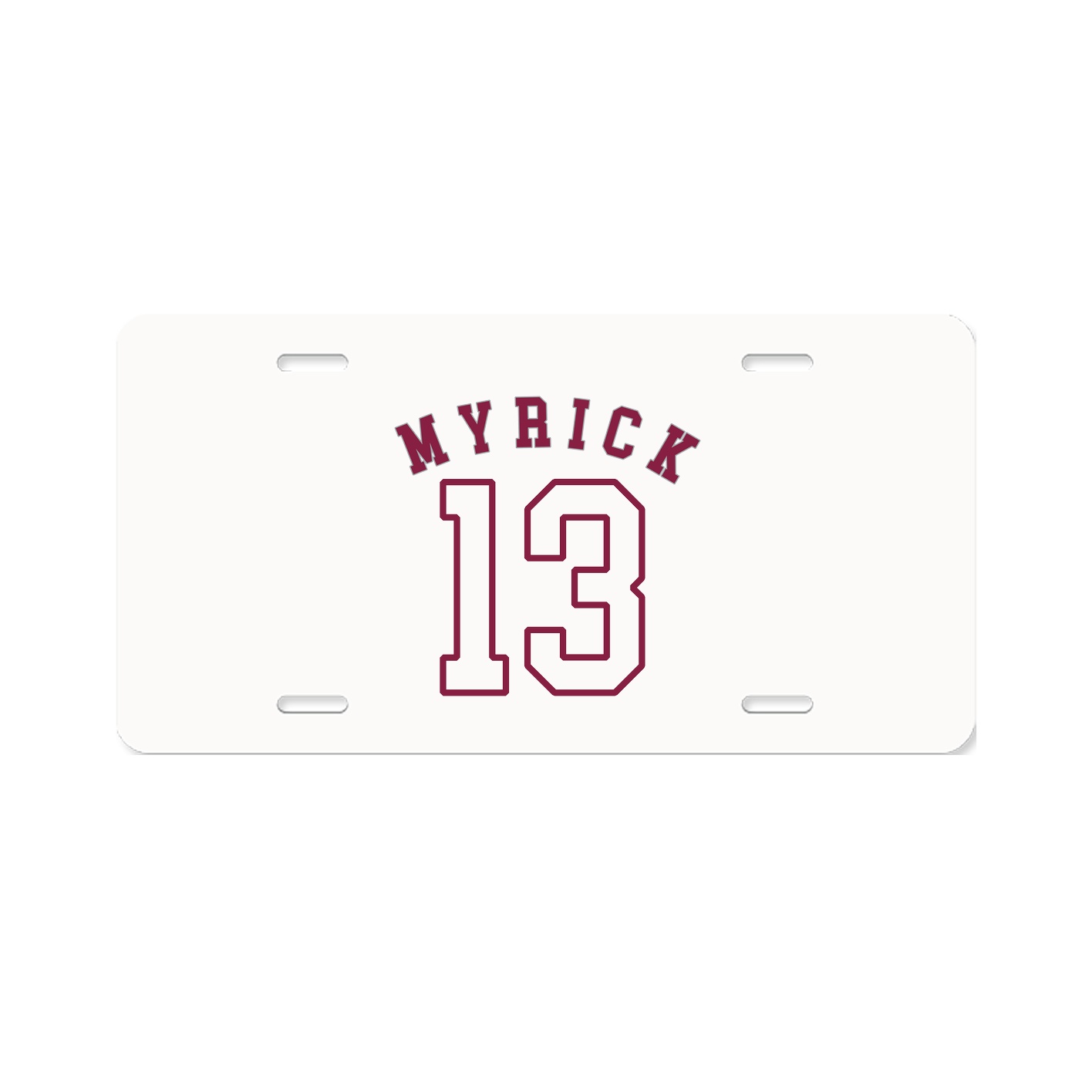 License Plate — Shirsey Arch in Classic