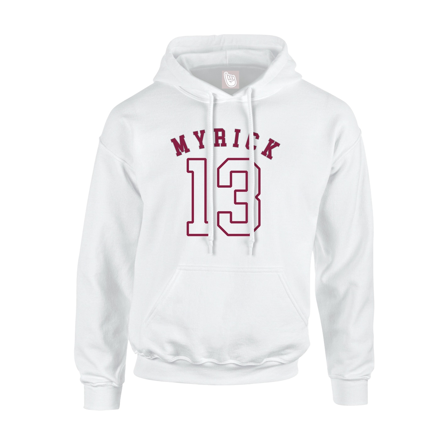 Youth Hoodie — Shirsey Arch in White