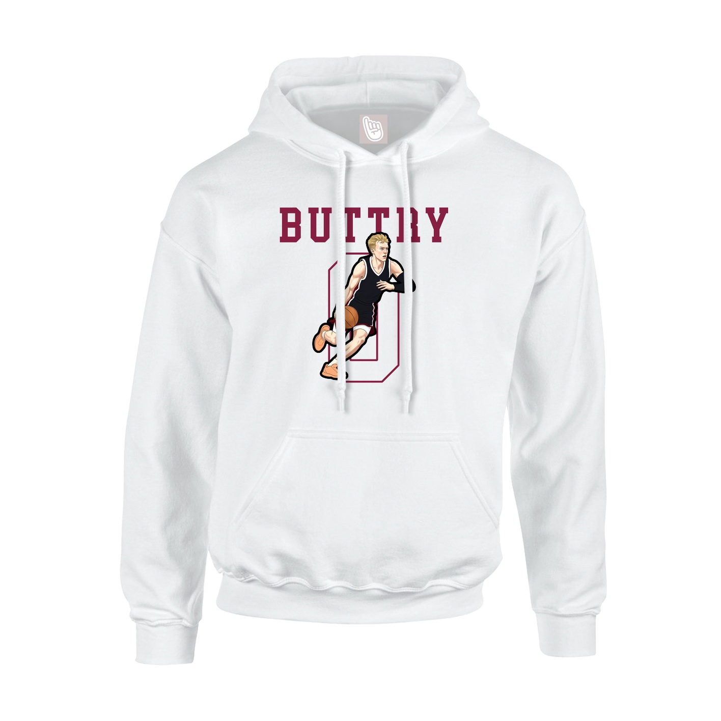 Hoodie — Shirsey in White