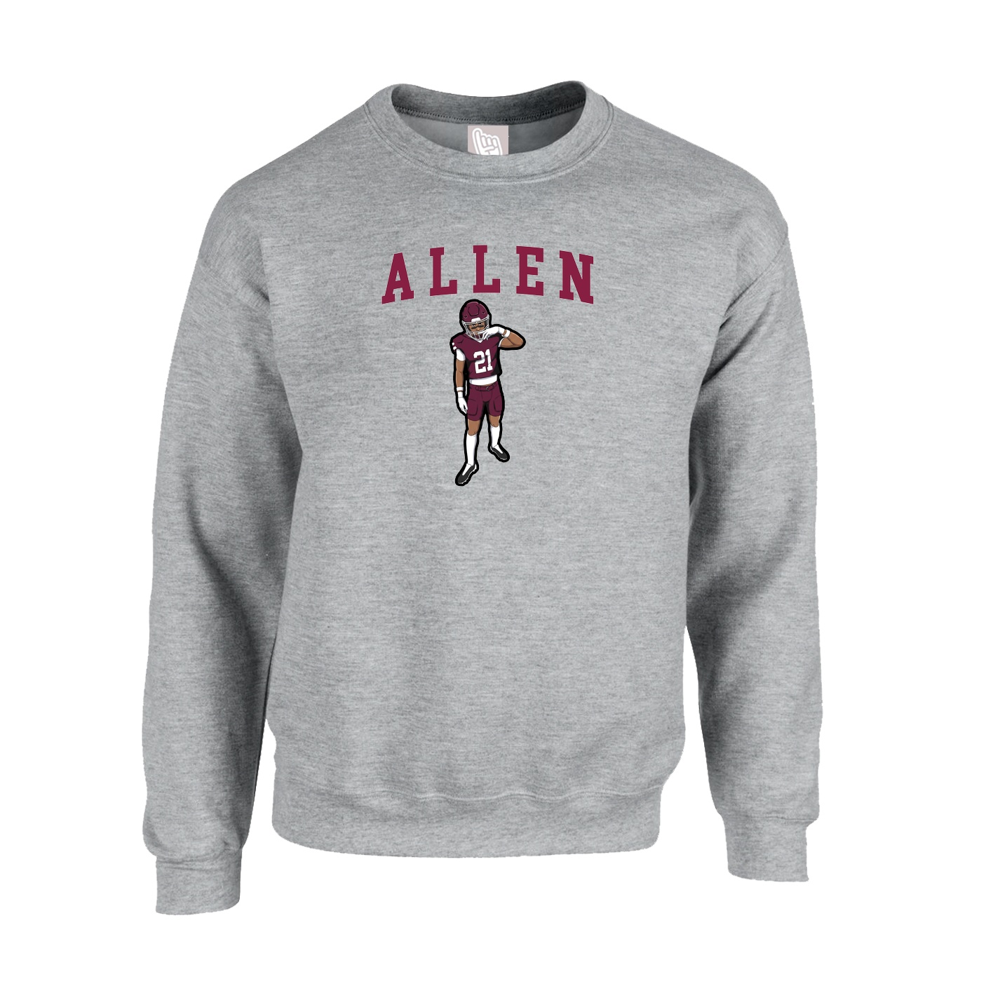 Fleece Crew — Shirsey in Grey