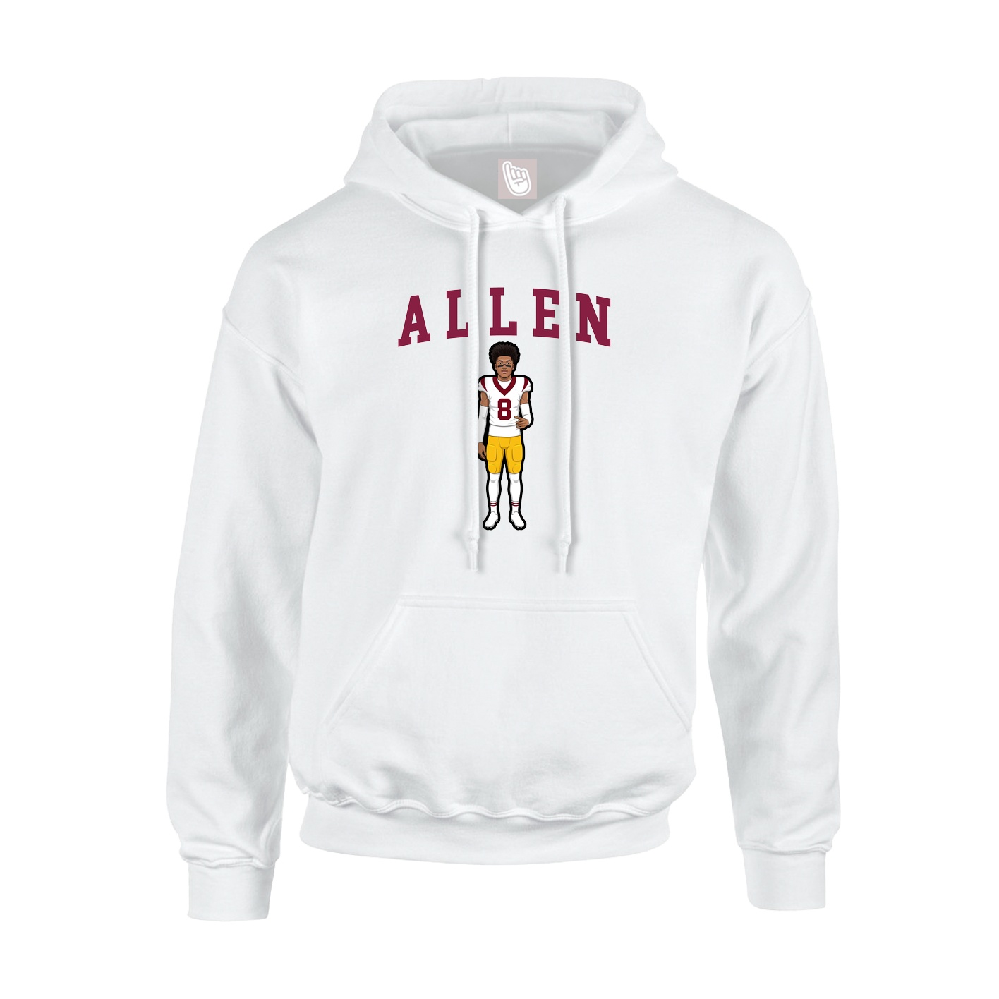 Hoodie — Shirsey in White