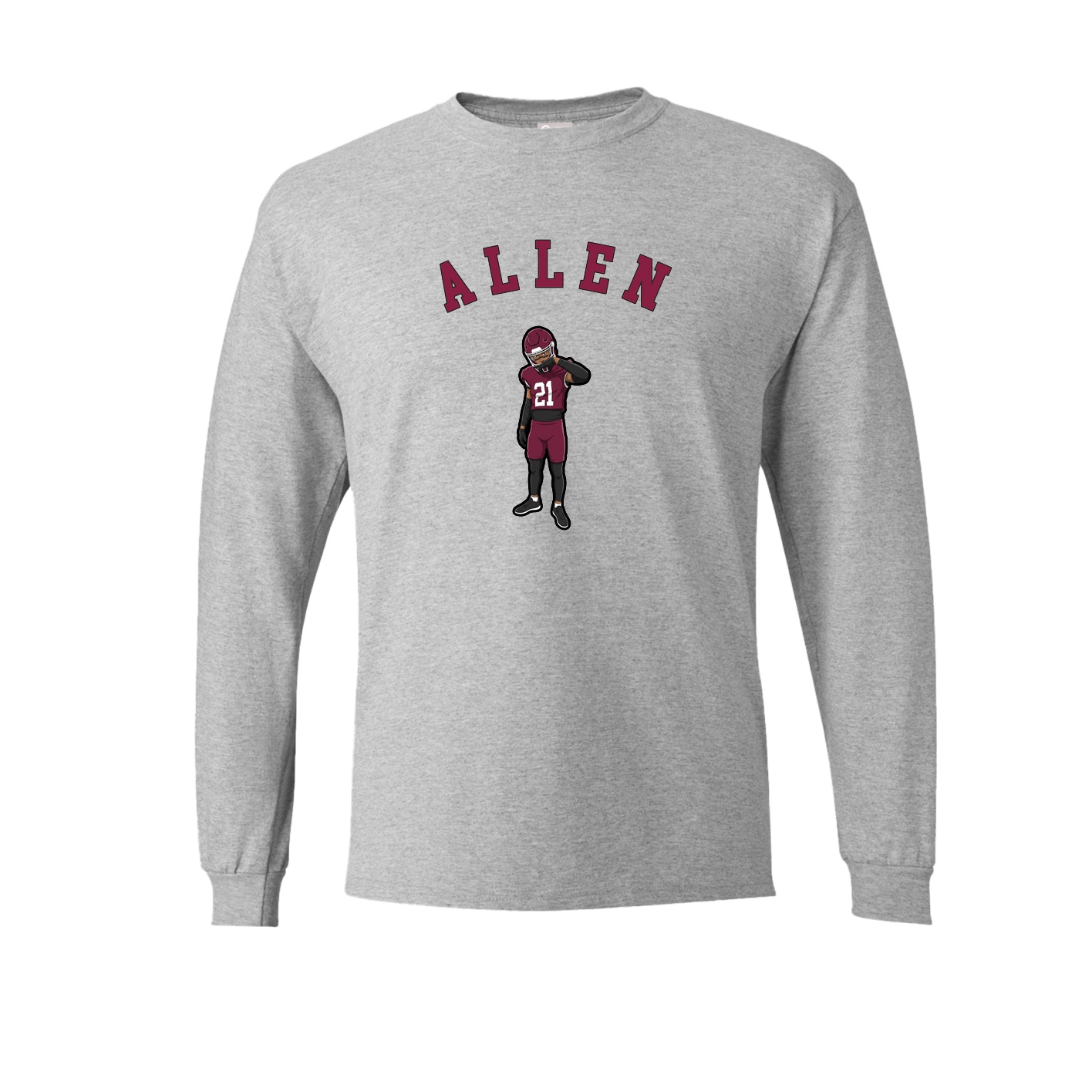 Long Sleeve Tee — Shirsey Arch in Grey