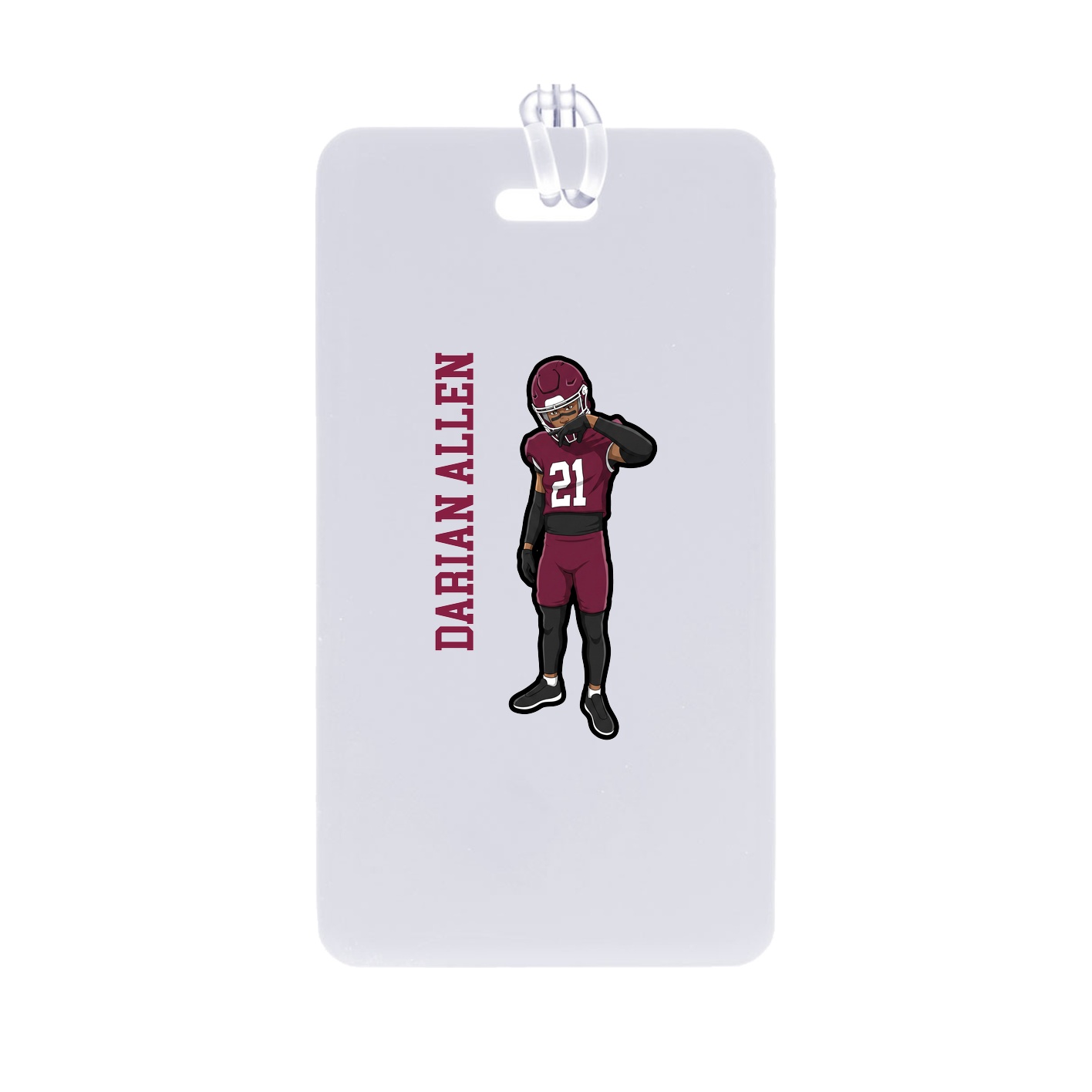 Bag Tag — Name Vertical in Classic