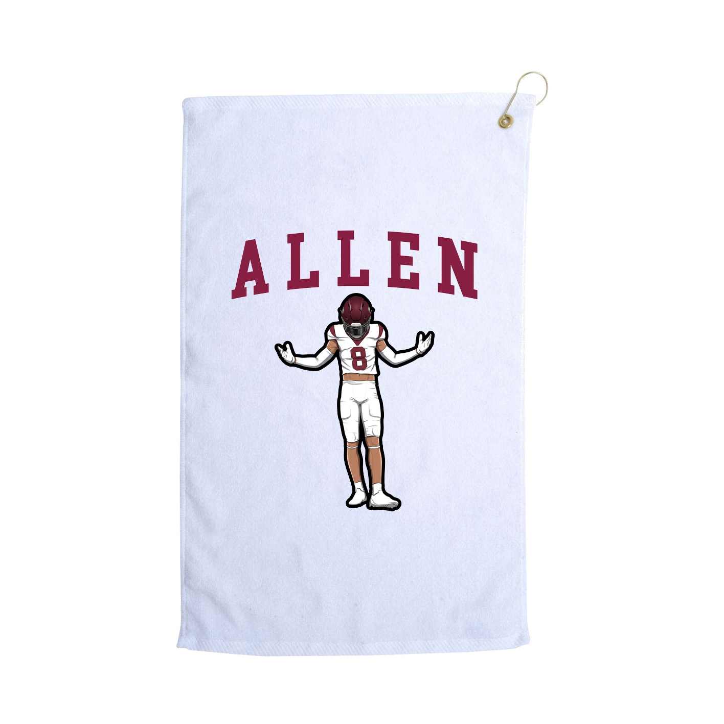 Golf Towel — Shirsey in White