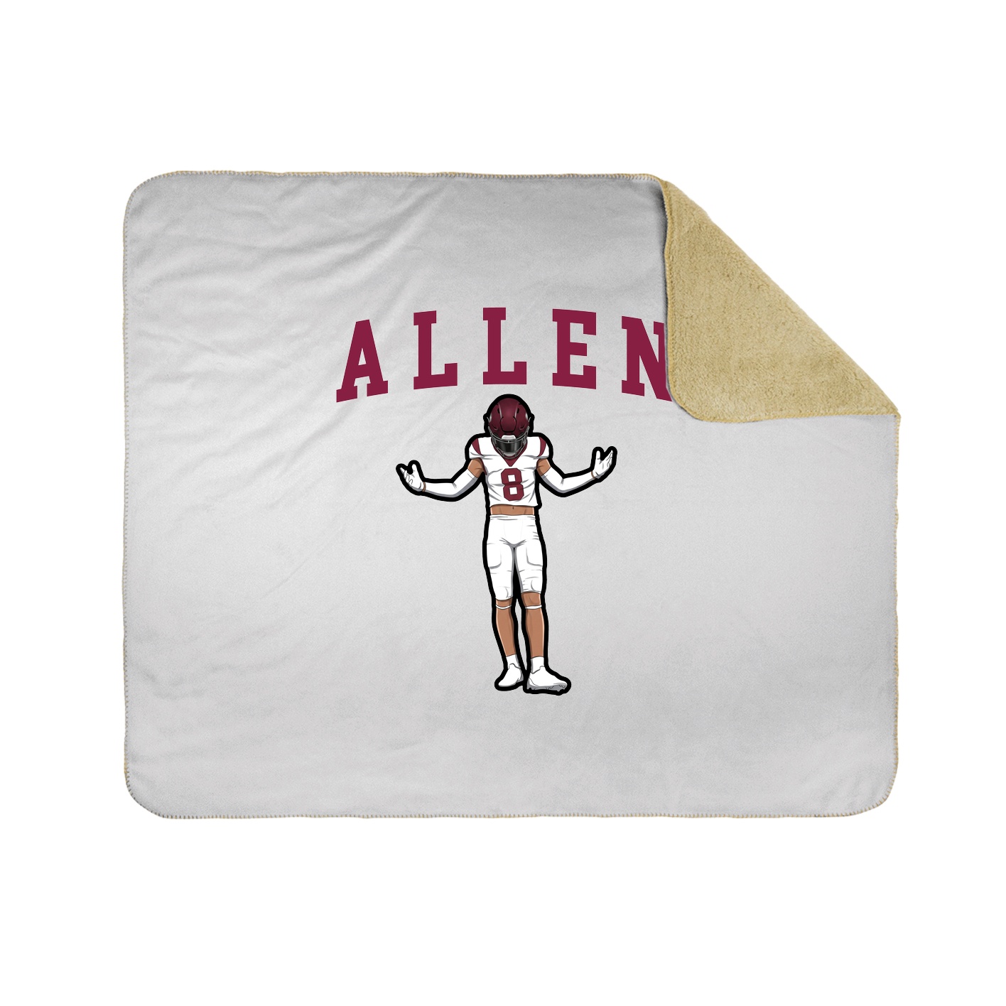 Throw Blanket — Shirsey in White