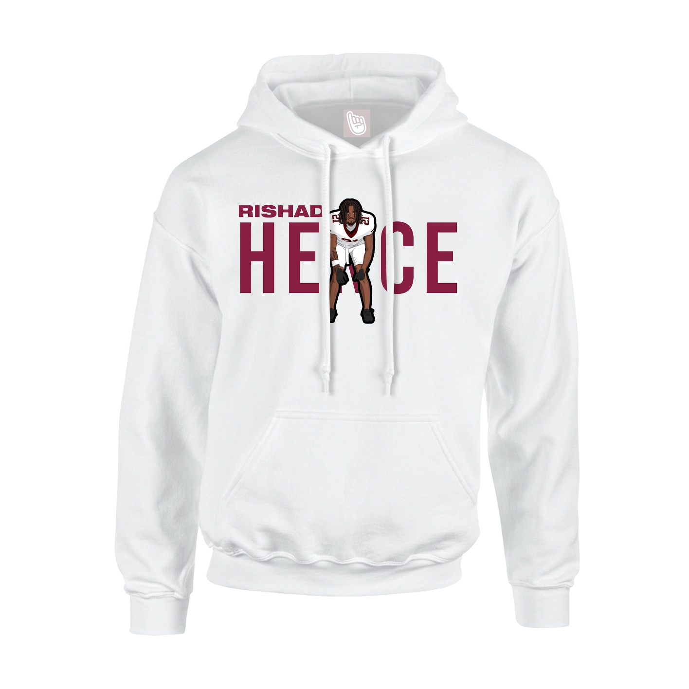 Hoodie — Player Name in White