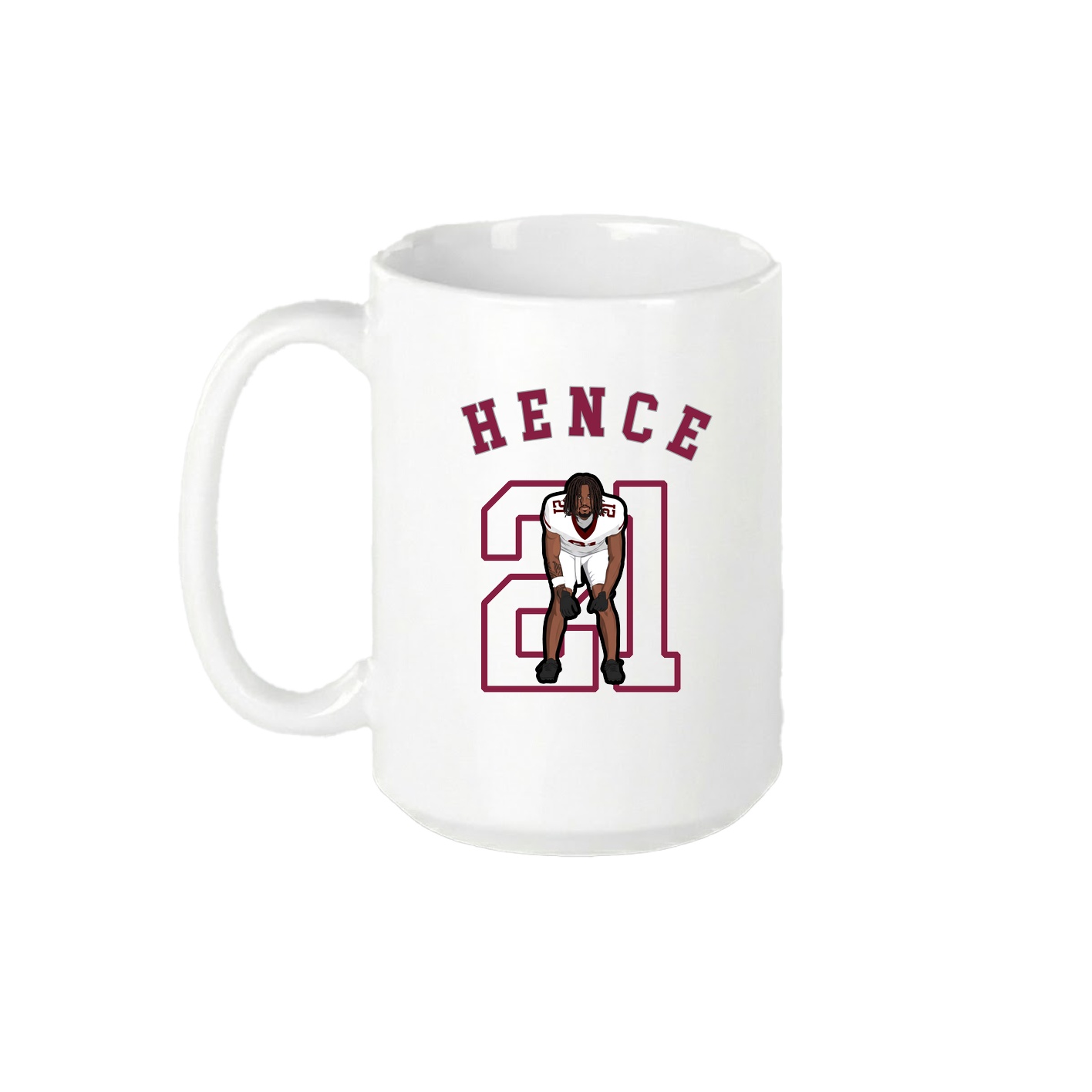15oz Coffee Mug — Shirsey Arch in White
